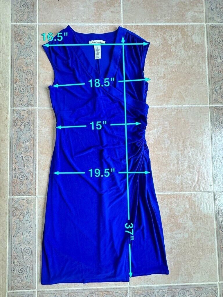 Designer Laundry By design shirring detail side Midi Dress Size 8 Size M / US 6-8 / IT 42-44 - 2 Thumbnail