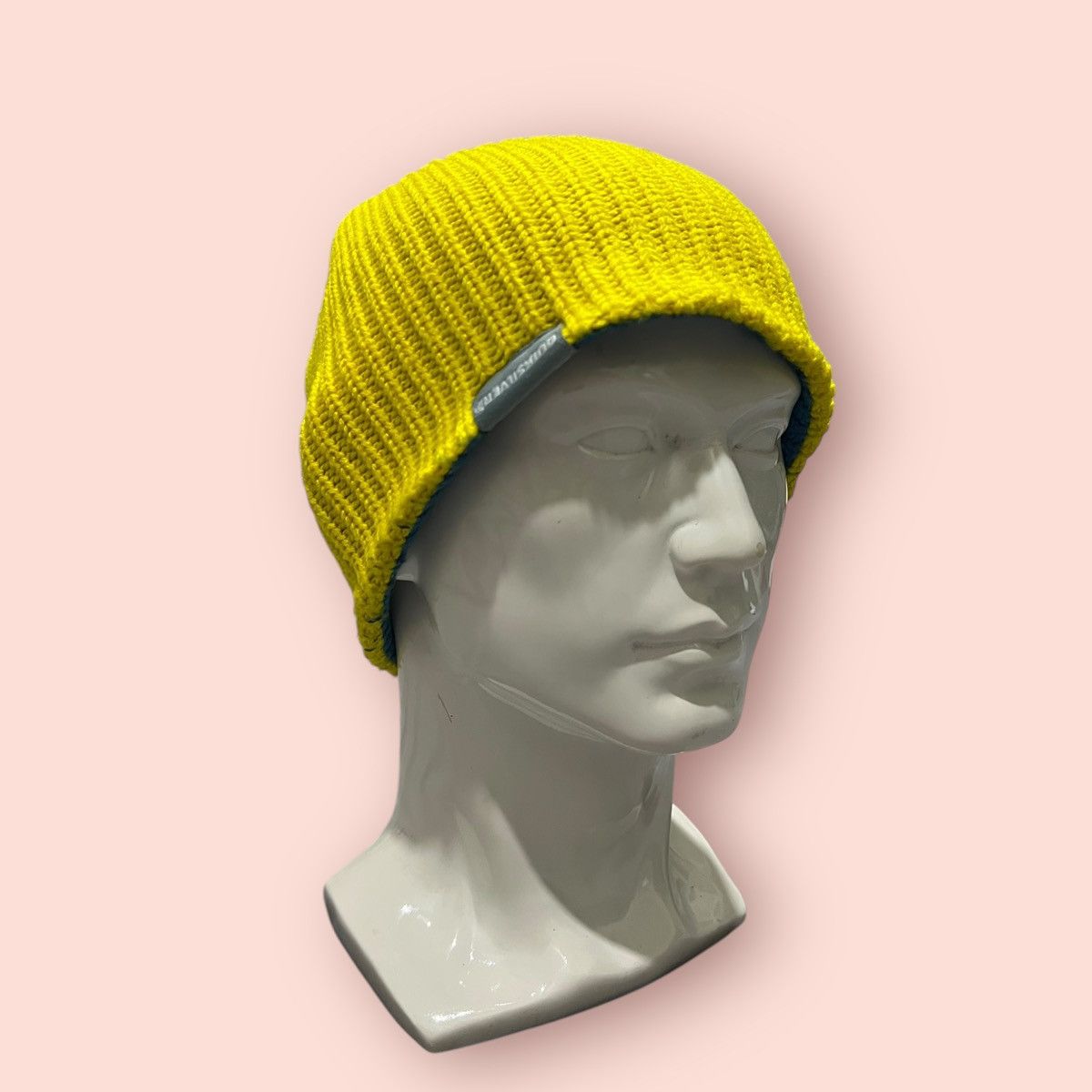 Quiksilver × Vintage VINTAGE QUIKSILVER DOUBLE LAYER STRIPED KNITTED BEANIE Size ONE SIZE - 14 Thumbnail