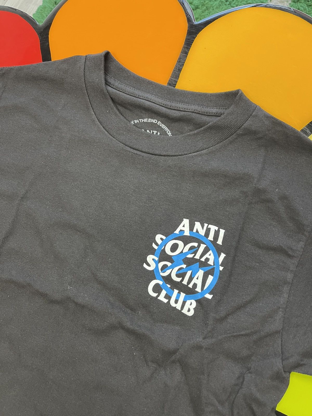 Anti Social Social Club × Fragment Design Anti Social Social Club X Fragment Blue Bolt T-shirt Size US S / EU 44-46 / 1 - 3 Thumbnail