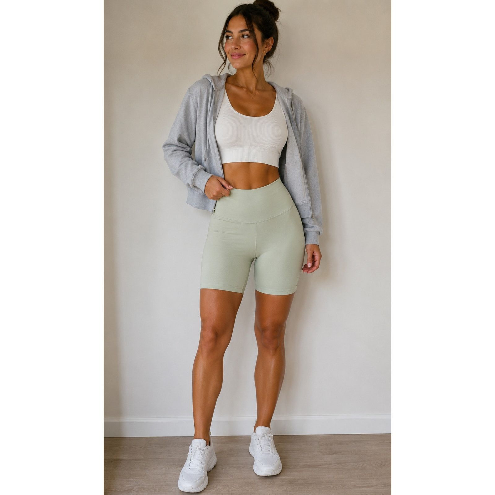 Other Set Active Green Luxform High Waist Slimming Biker Shorts XS Size 25" / US 0 / IT 36 - 2 Thumbnail