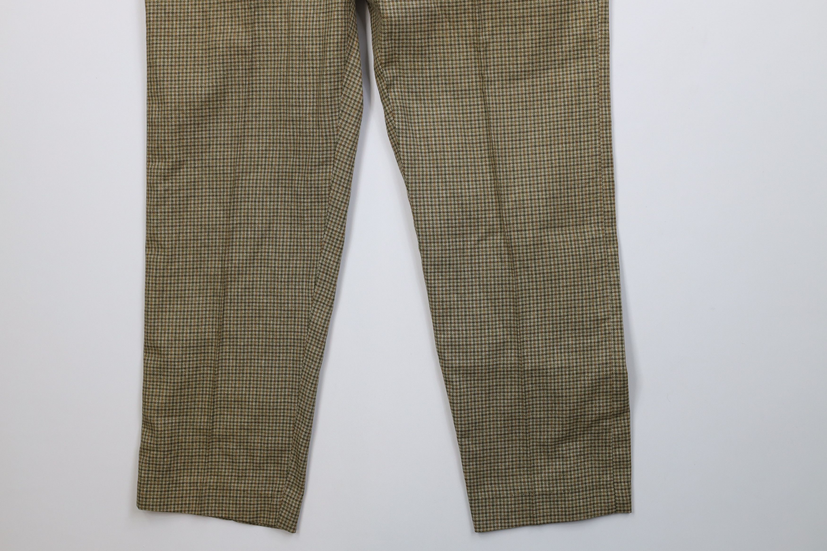 Vintage Vintage 50s Streetwear Straight Leg Chino Pants Plaid USA Size US 28 / EU 44 - 4 Thumbnail