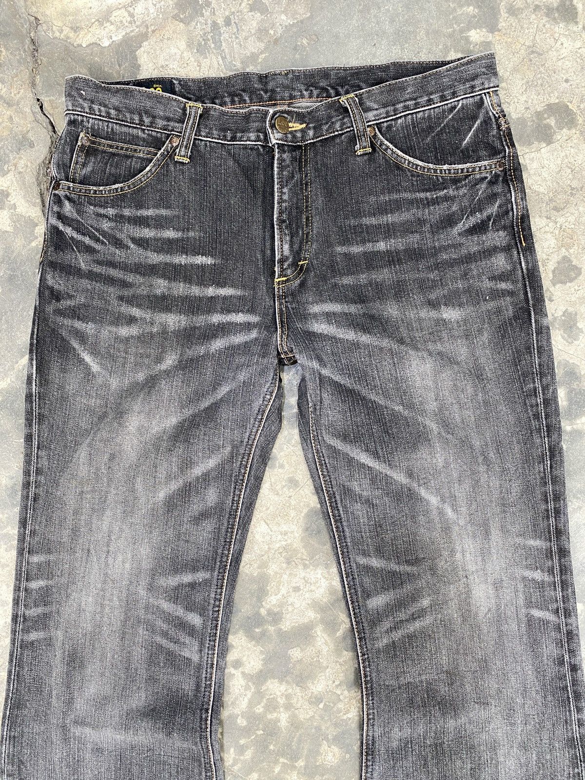 Lee Vintage Lee Rider Faded Denim Flare Size US 34 / EU 50 - 4 Thumbnail