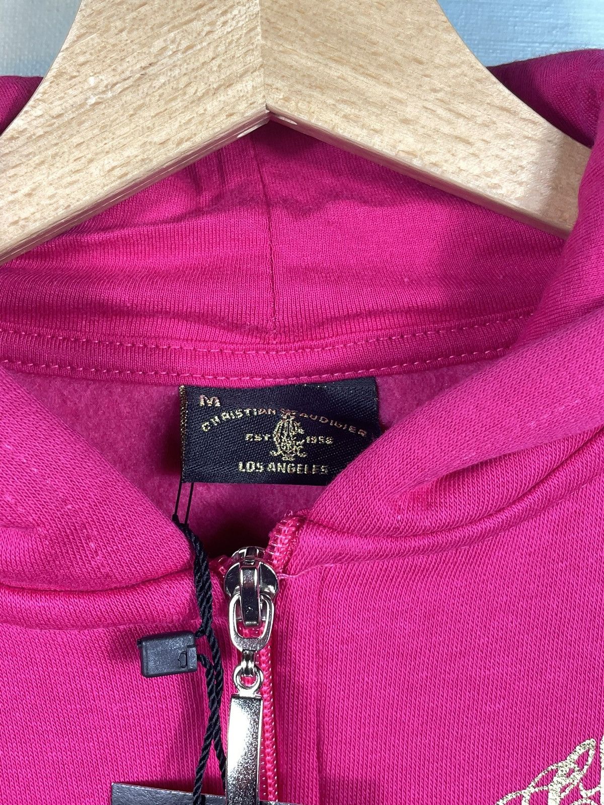 Christian Audigier × Ed Hardy × Vintage Ed Hardy Retro 00s Hoodie With Crystals Affliction Grunge Size US XS / EU 42 / 0 - 10 Thumbnail