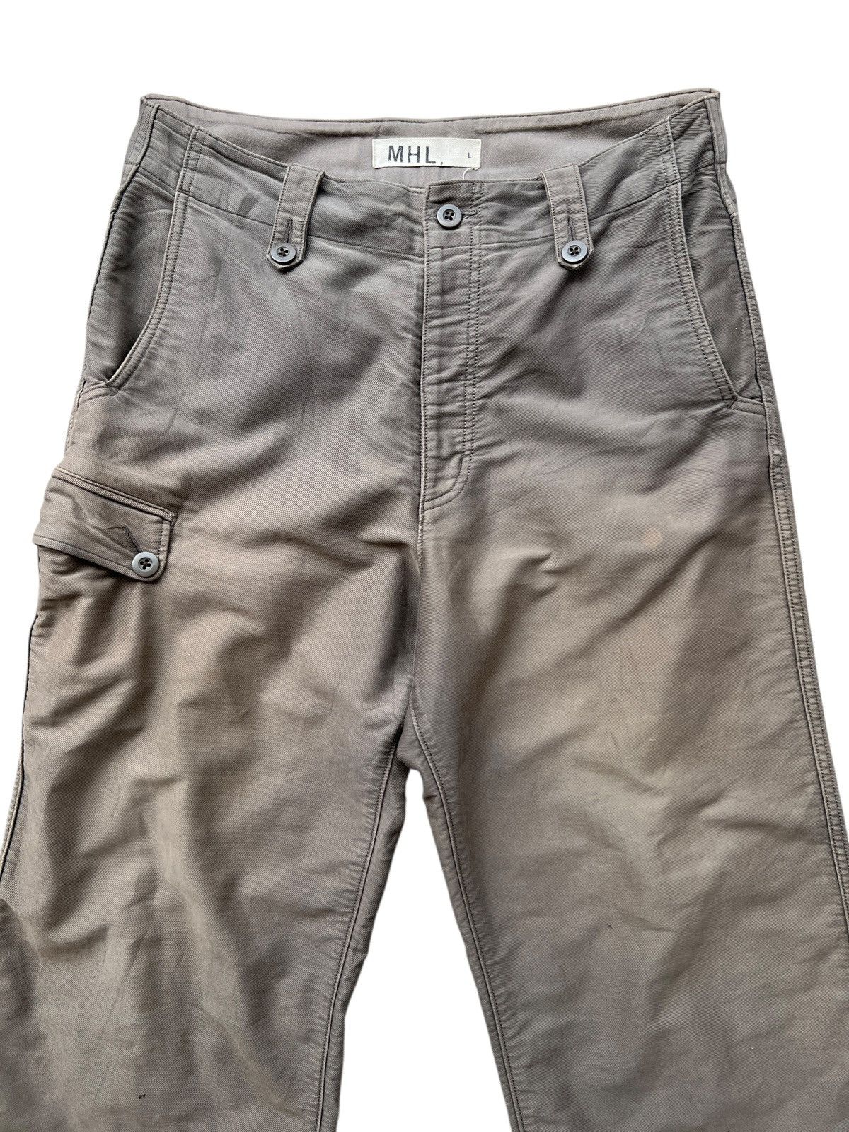 Margaret Howell MHL Multipocket Grey Sunfaded Baggy Pants Size US 34 / EU 50 - 4 Thumbnail