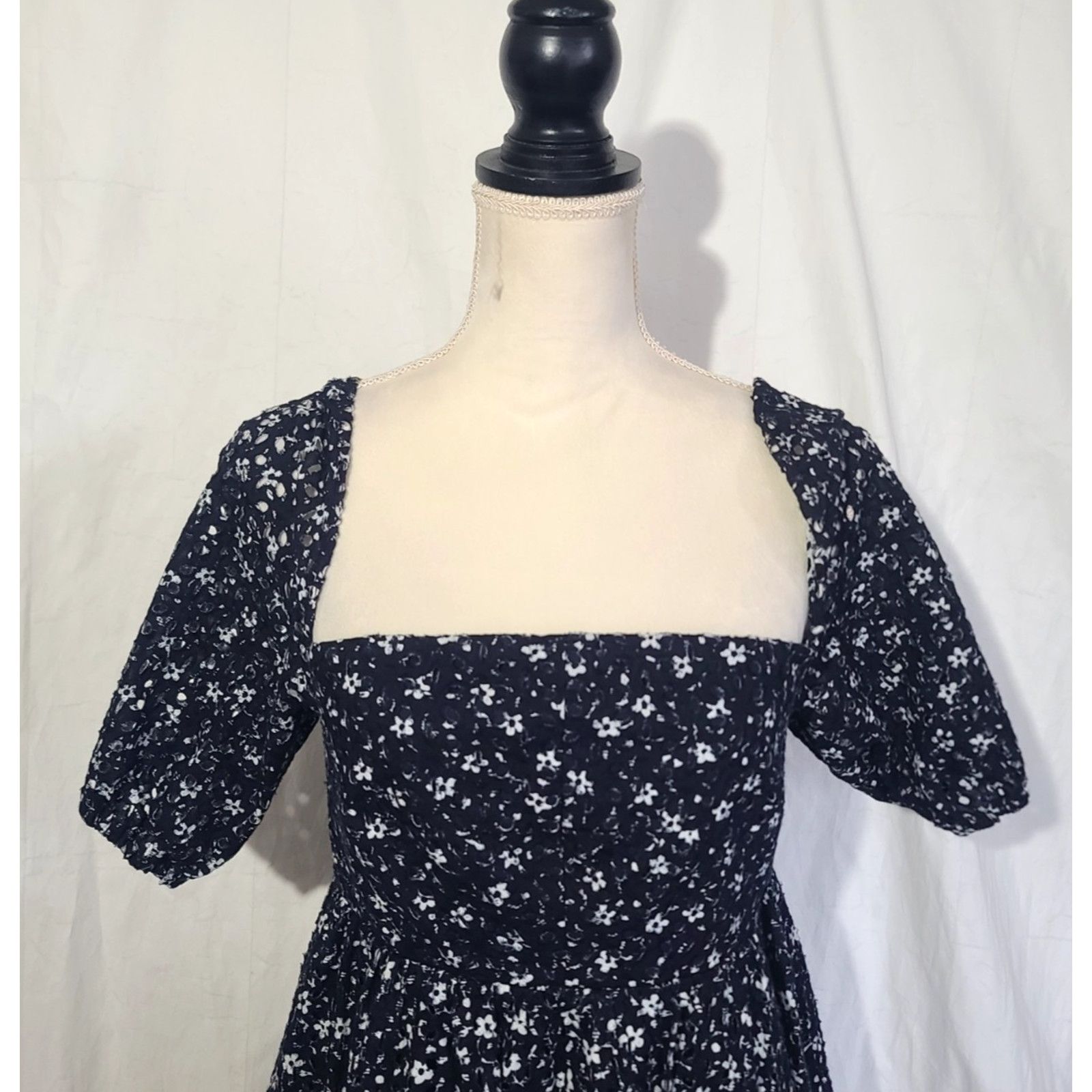 Anthropologie Anthropologie Maeve Lillianne Navy Blue Mini Dress US 6 Size M / US 6-8 / IT 42-44 - 5 Thumbnail