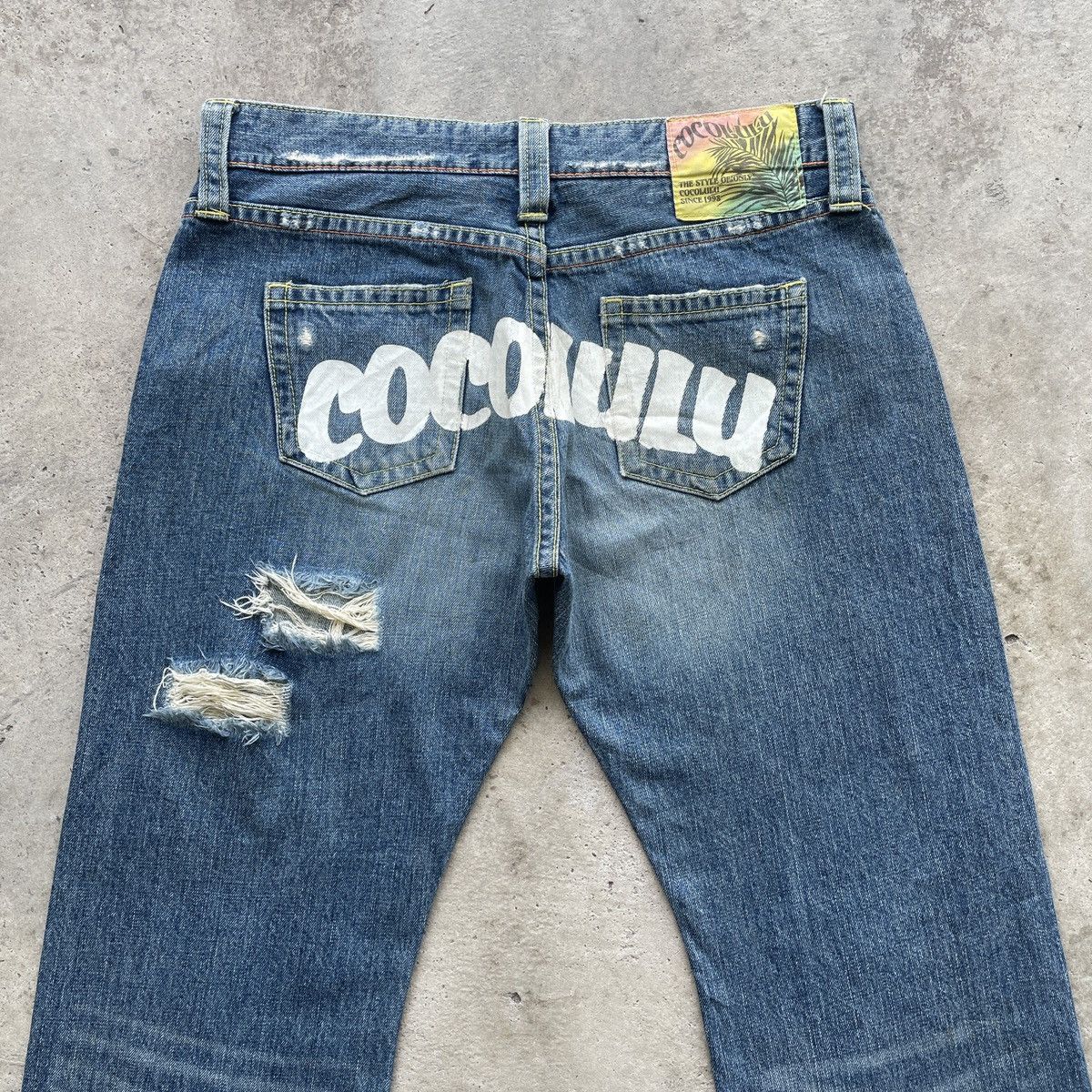 Vintage Vintage COCOLULU Baggy Jeans BigLogo Distressed Pants W34x31 Size US 34 / EU 50 - 10 Thumbnail