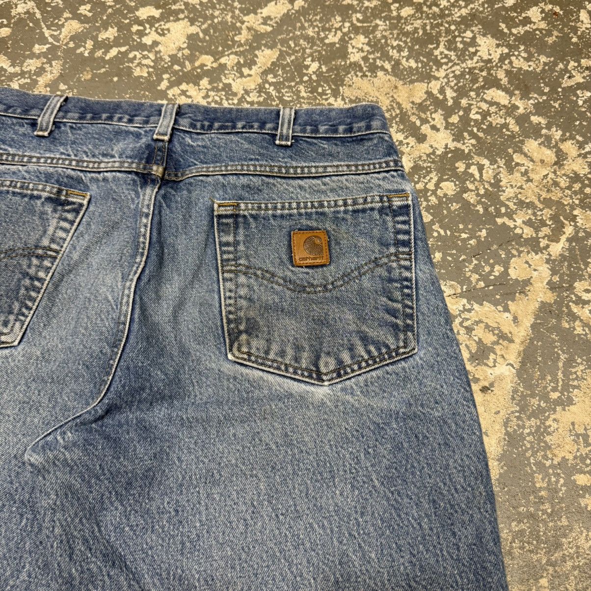 Carhartt Vintage Carhartt Denim Cut Off Workwear Shorts Jorts Size US 34 / EU 50 - 3 Thumbnail