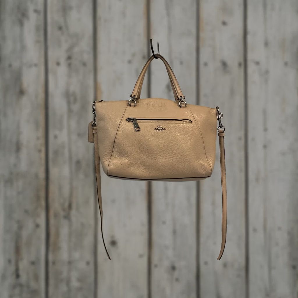 Coach Prairie Tan Leather 79997 Satchel Crossbody Shoulder Bag 