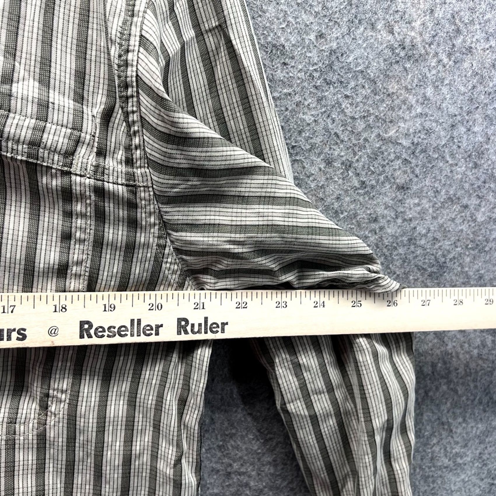The North Face The North Face Shirt Men M Khaki Button-Down Striped Outdoors Camp Hiking Casual Size US M / EU 48-50 / 2 - 3 Thumbnail