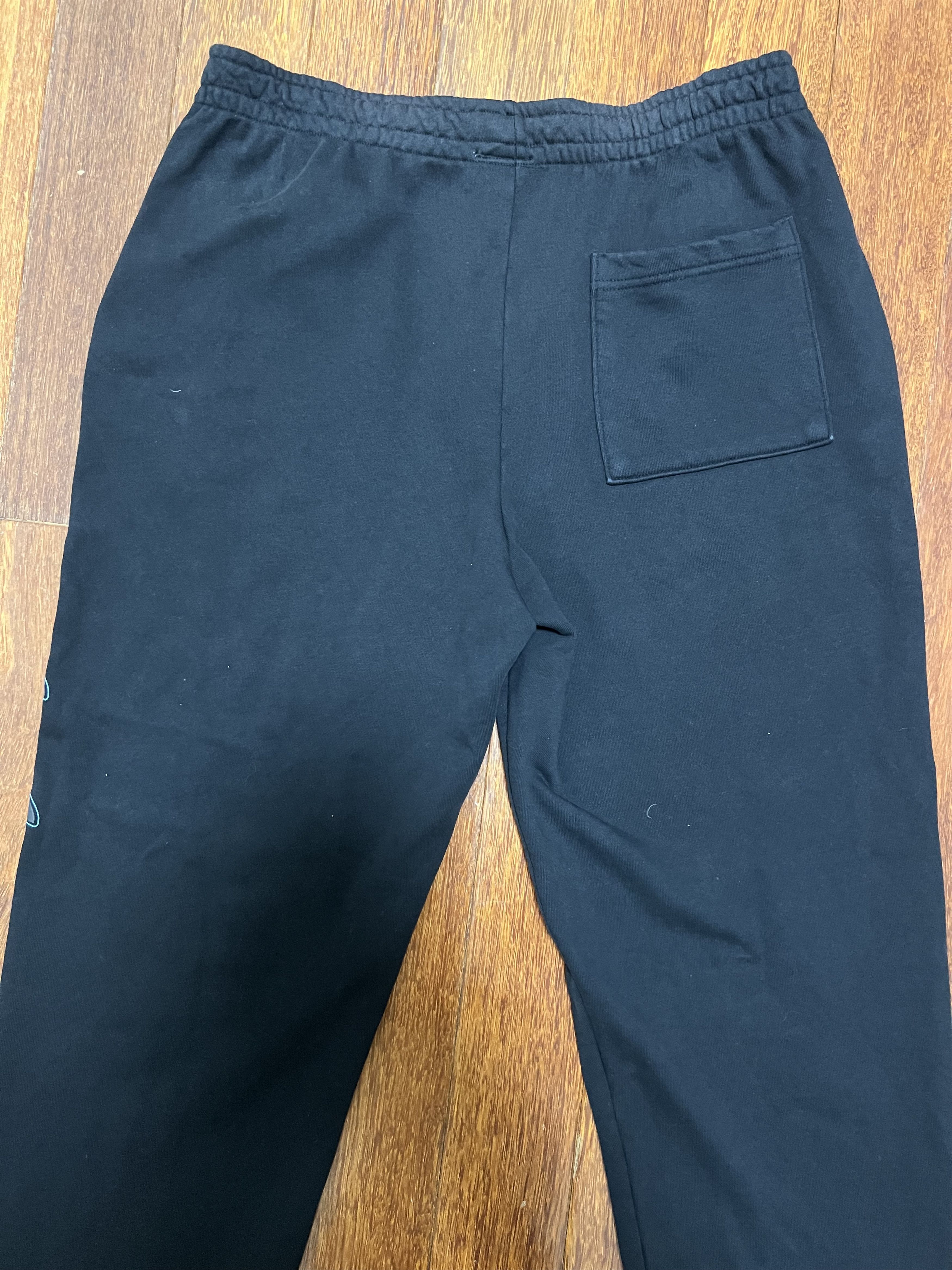 Frank Ocean 💚 2020 Frank Ocean Blonded Logo Sweatpants Black Large NEW Size US 34 / EU 50 - 6 Thumbnail