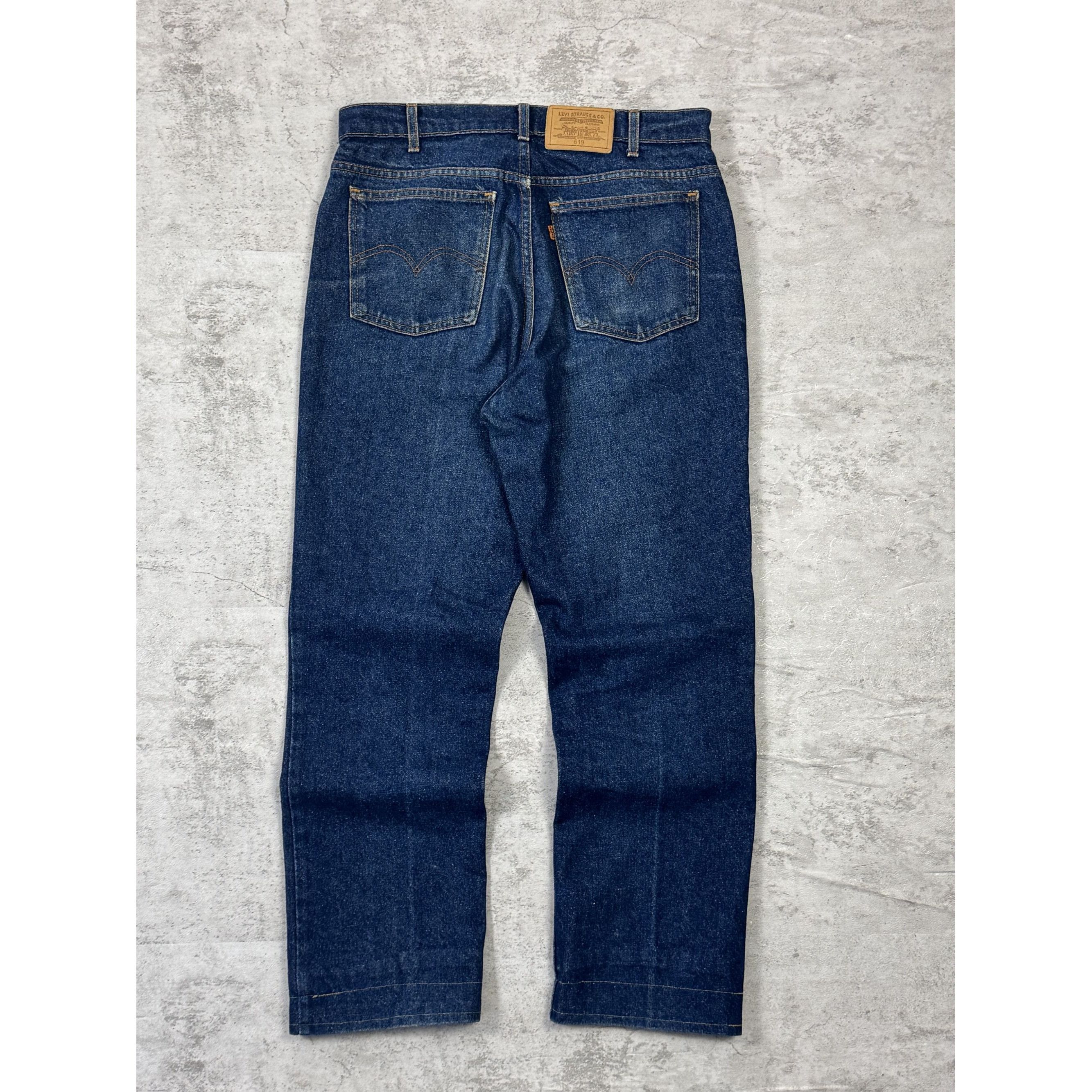 Levi's Vintage Orange Tab Levis 613 Dark Wash Denim Jeans Size US 32 / EU 48 - 3 Thumbnail