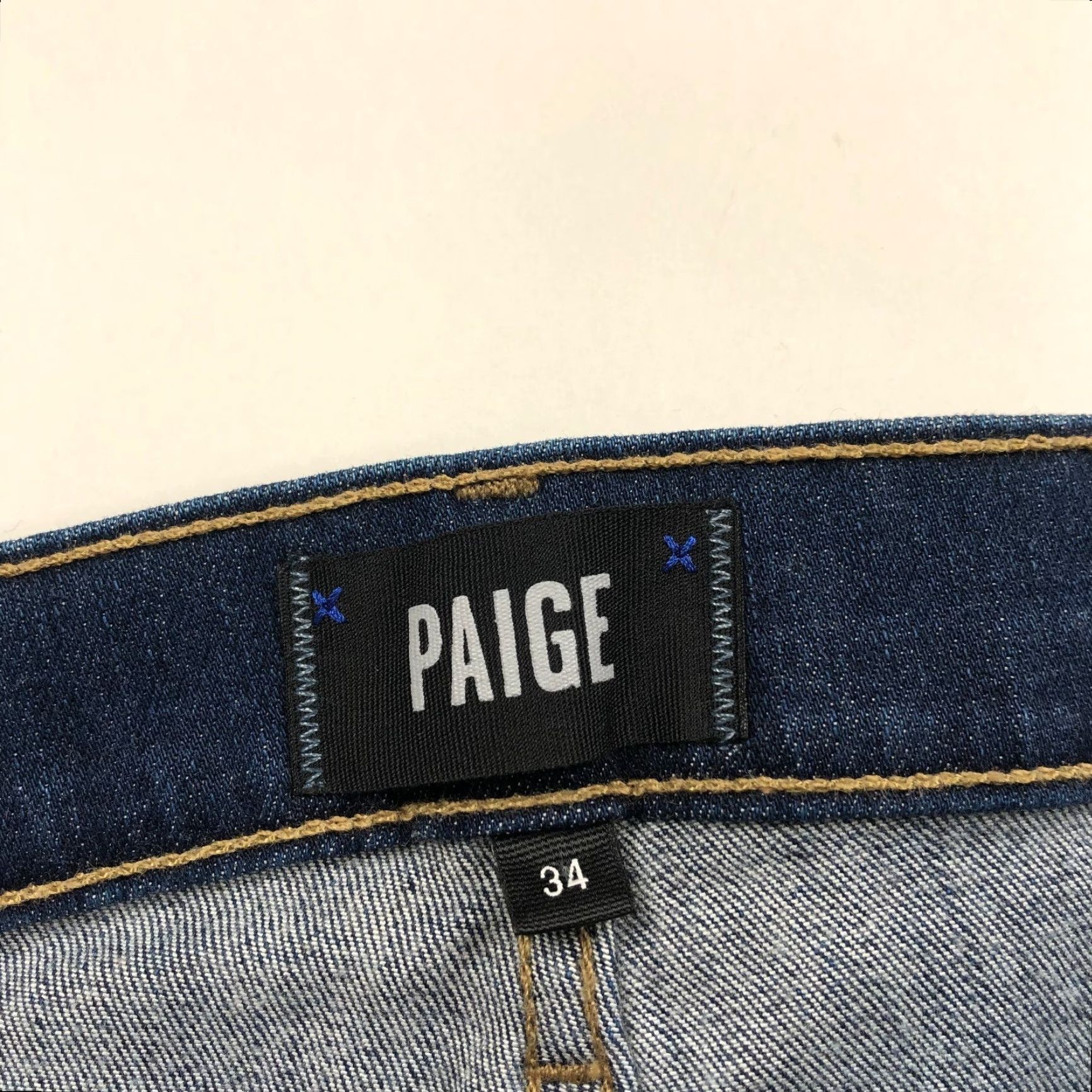 Paige Paige Federal Slim Straight Jeans 34 Mid Rise Denim 5-Pocket Men Blue Slim Size US 34 / EU 50 - 7 Thumbnail