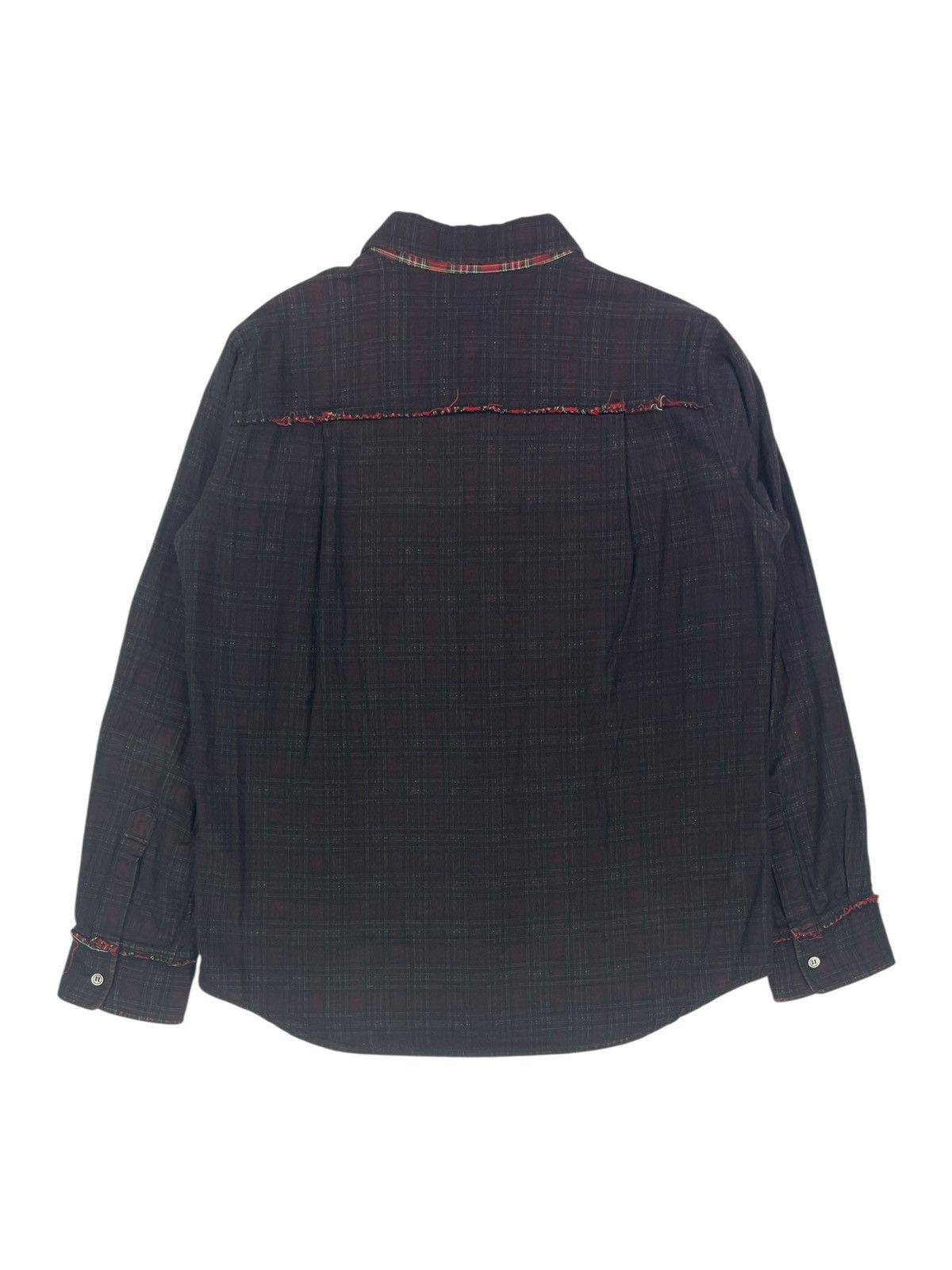 Final Home Double Layered Plaid Flannel Button Up Shirt Size US M / EU 48-50 / 2 - 2 Thumbnail