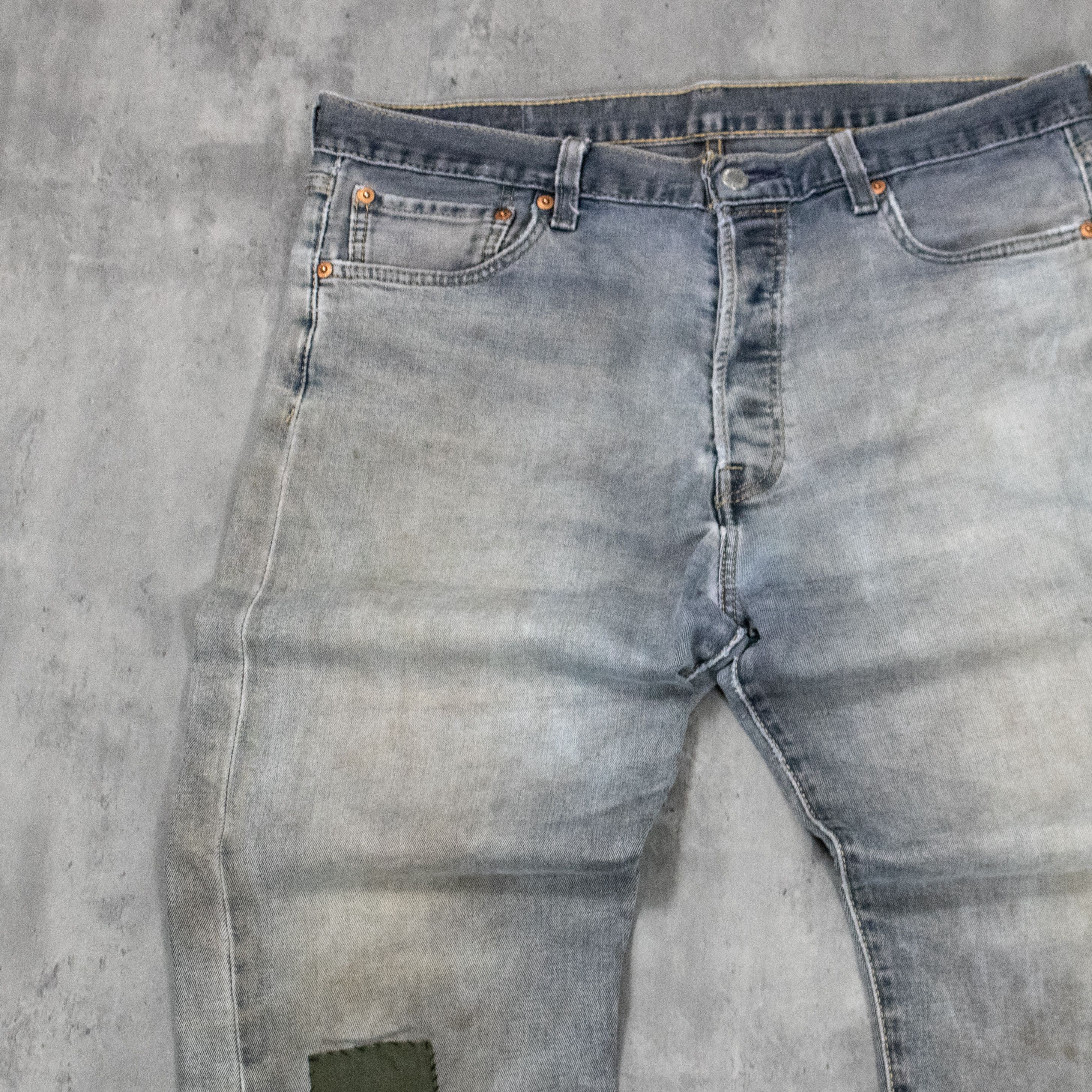 Levi's Vintage Clothing Y2K 2000's Levis 501 Overdyed Relax Straight Denim Pant's Size US 34 / EU 50 - 8 Thumbnail