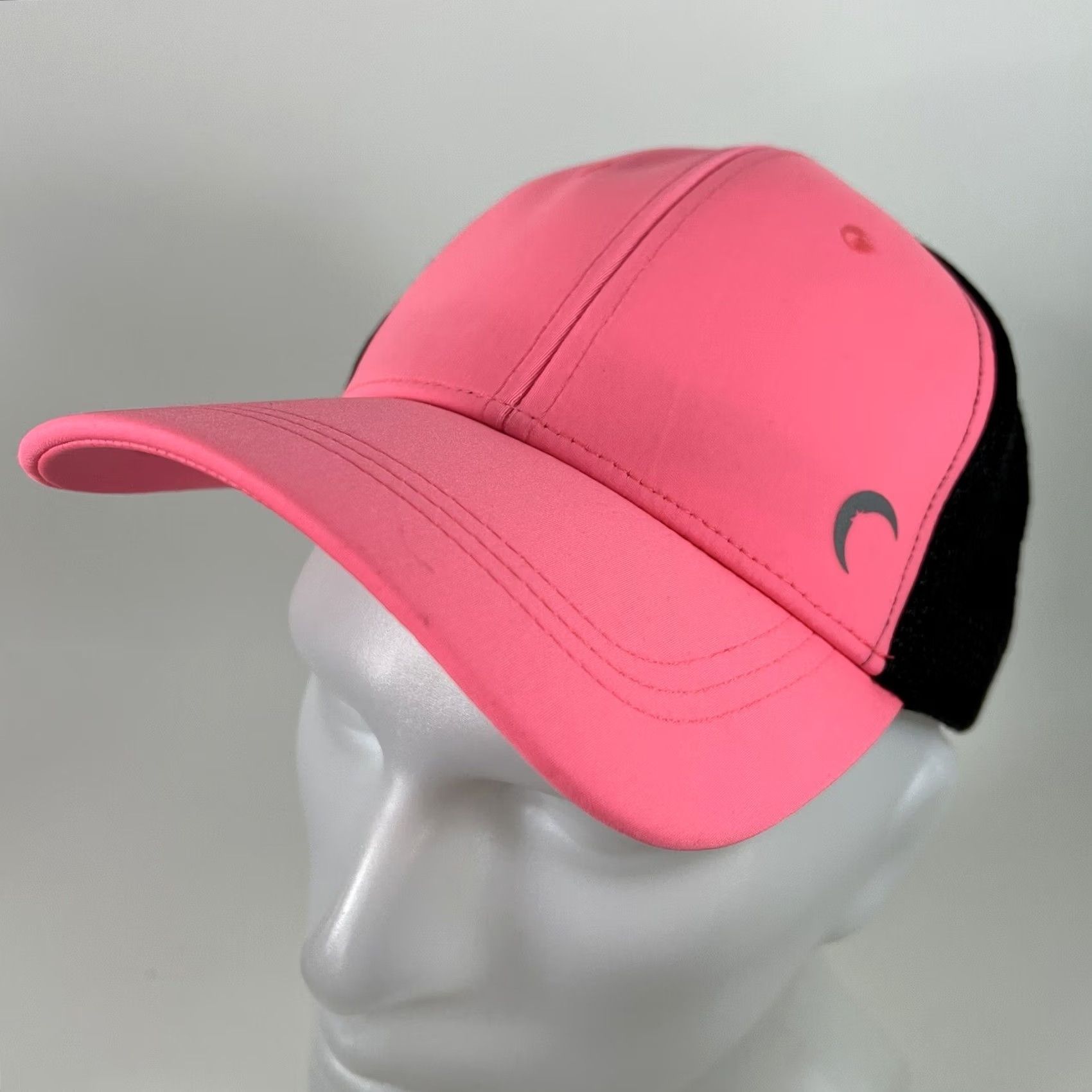 Pinko ZYIA Active Pink Black Breathable Baseball Cap Hat Strapback Adjustable OSFA Womens Cap Size ONE SIZE - 2 Thumbnail