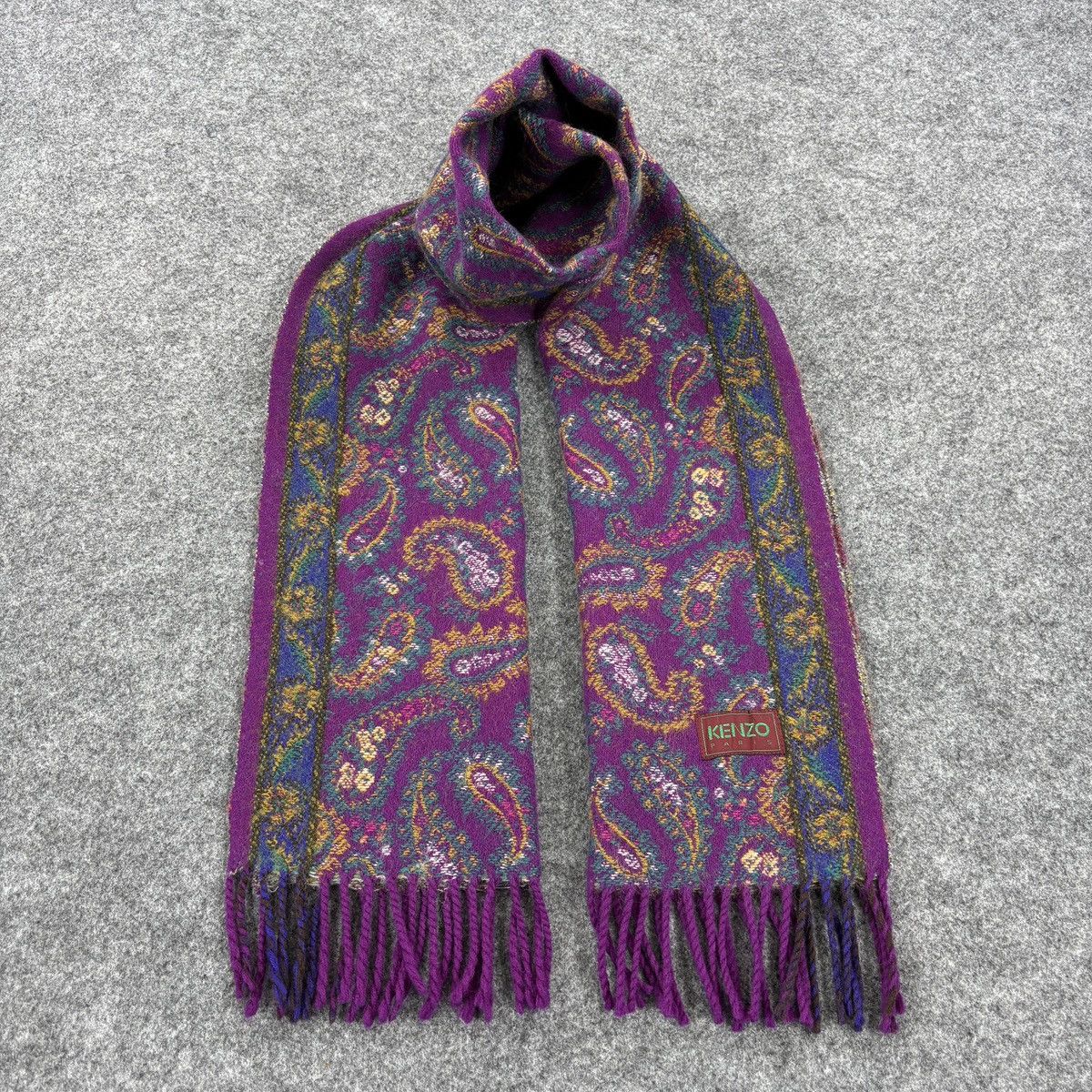 Kenzo × Vintage Kenzo Scarf # D774 # Muffler # Neckwear Size ONE SIZE - 1 Thumbnail