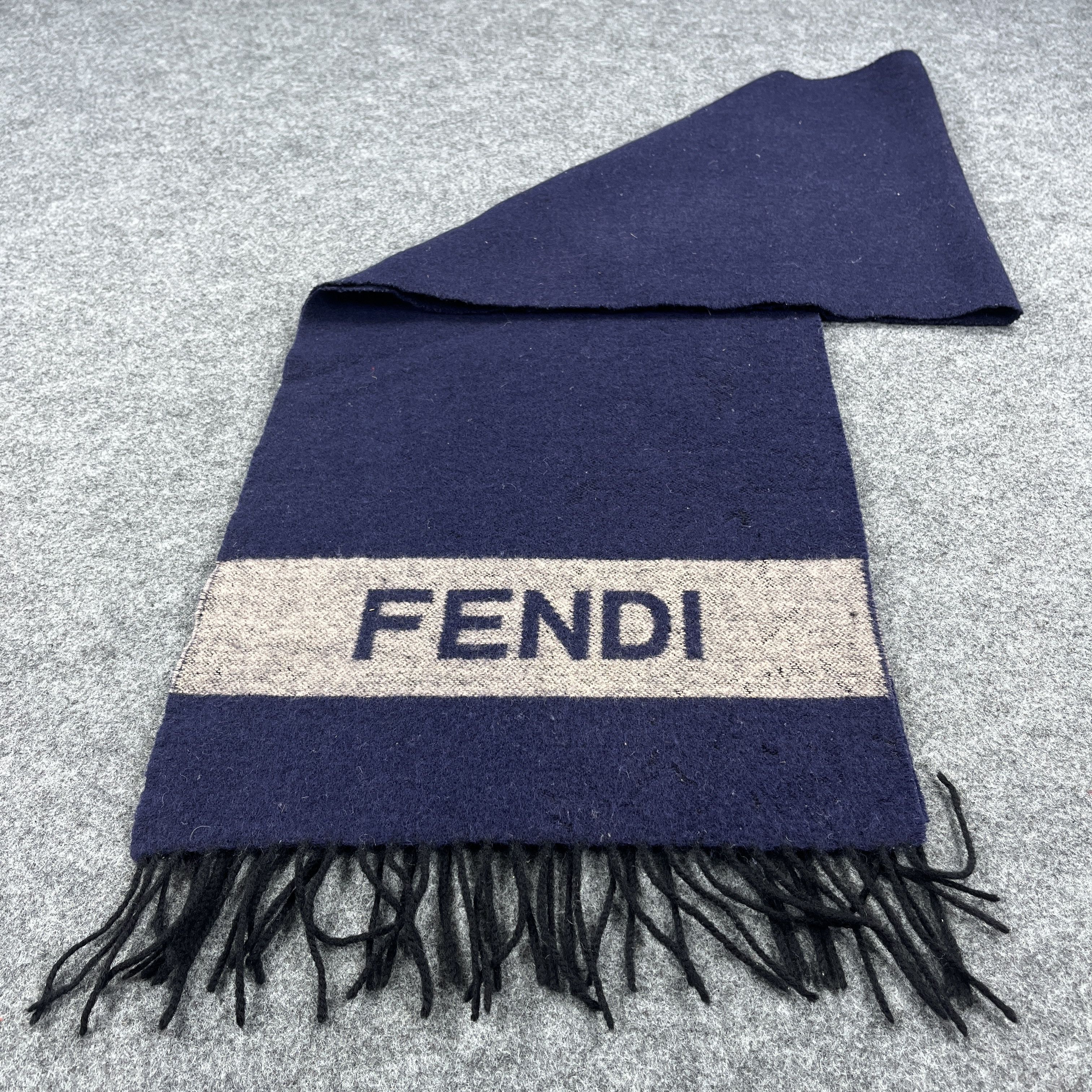 Vintage Fendi Scarf / Muffler/ Neckwear T1178 Size ONE SIZE - 3 Thumbnail