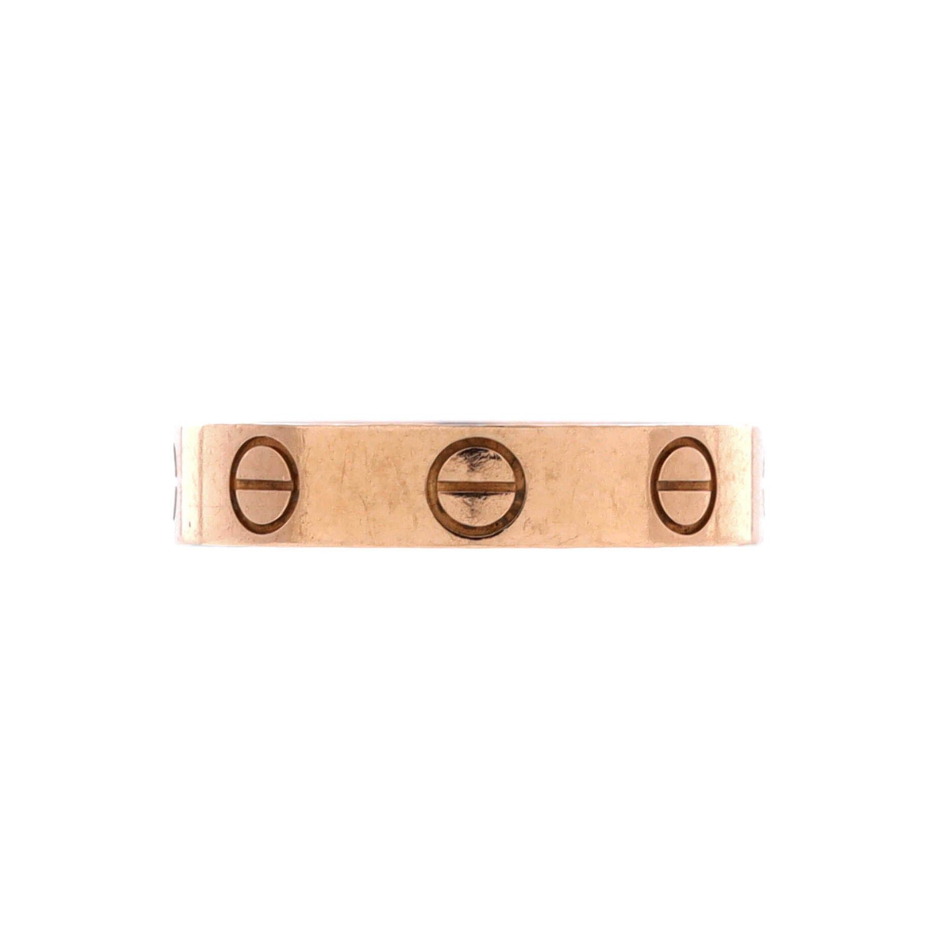 Cartier Love Wedding Band Ring Size ONE SIZE - 1 Thumbnail