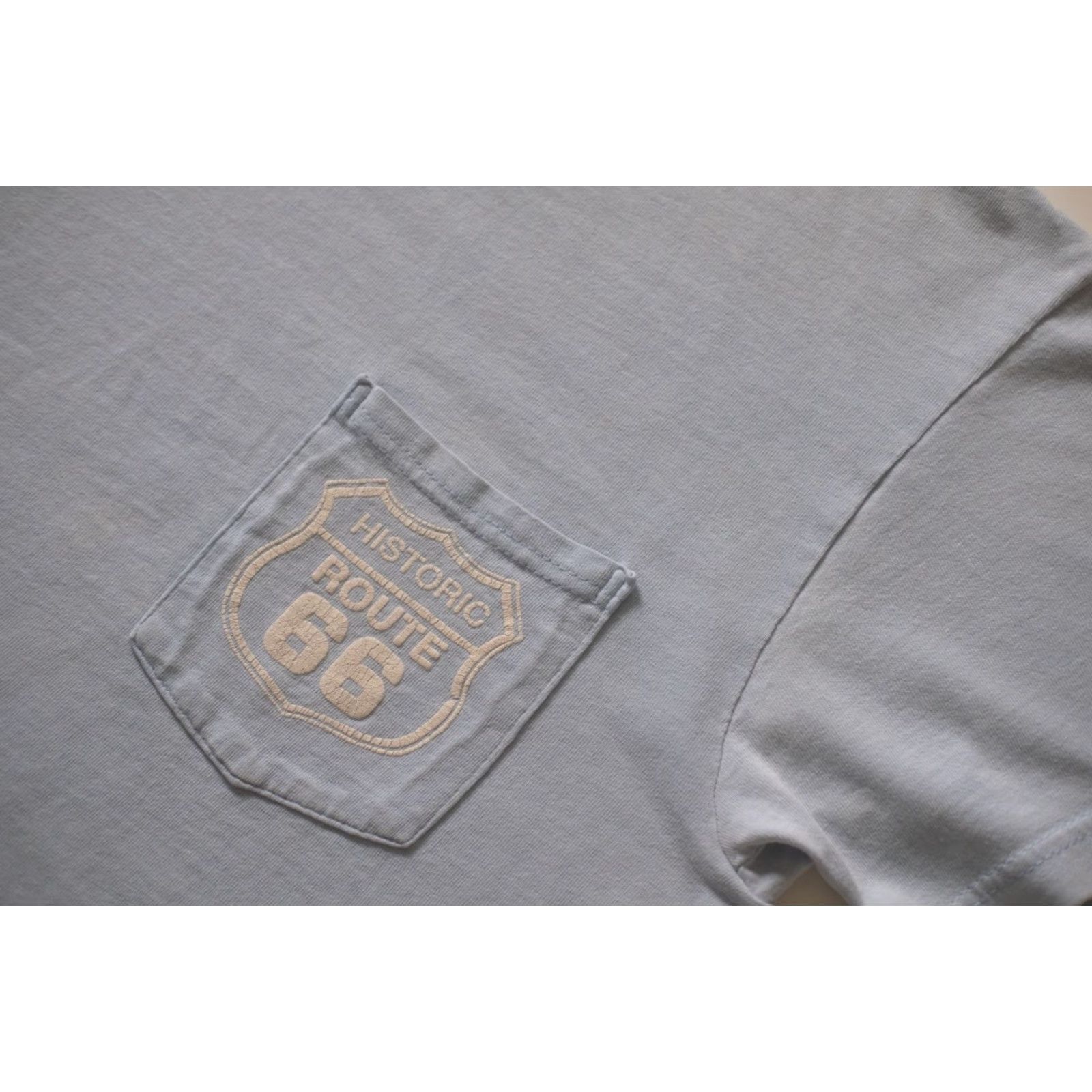 Etro VTG 90s ROUTE 66 GET YOUR KICKS BLUE GRAPHIC POCKET T SHIRT MEN SZ L Shirt T-Shirt Blue 90s USA Cars Vintage Mens L Size US L / EU 52-54 / 3 - 4 Thumbnail