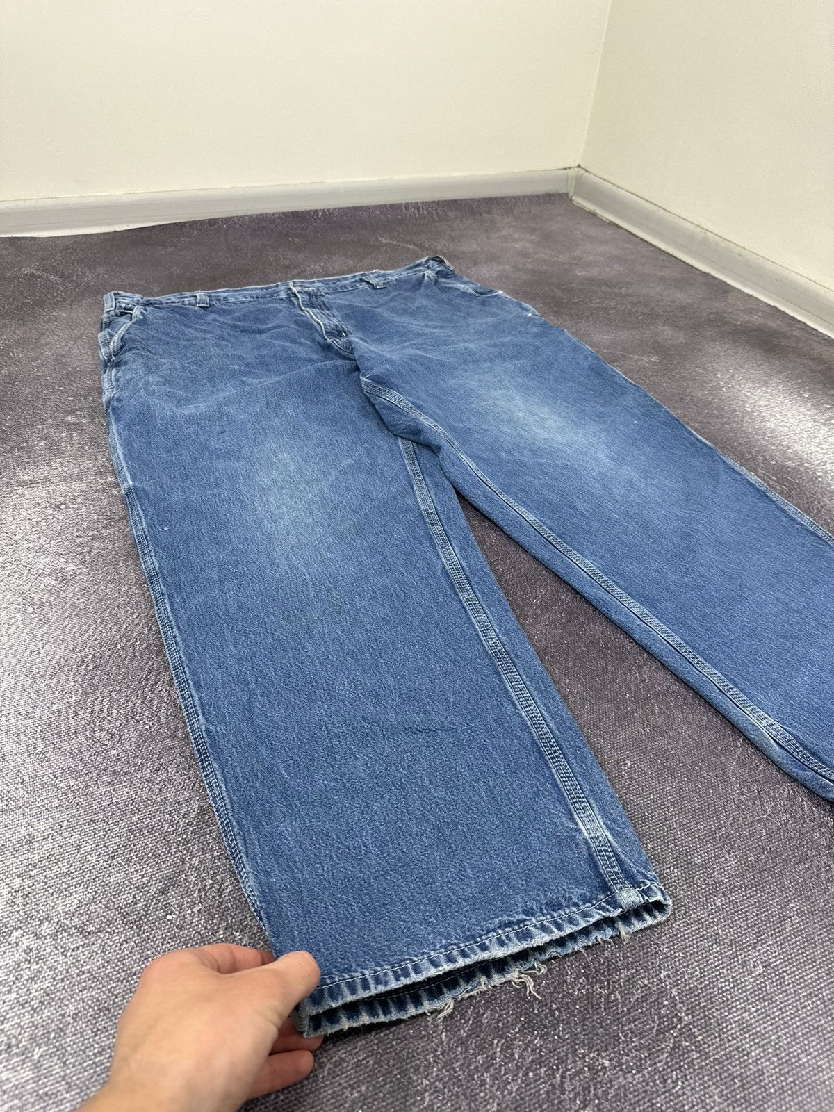 Carhartt Vintage Carhartt USA Distressed Carpenter Baggy Work Jeans Size US 42 / EU 58 - 10 Thumbnail