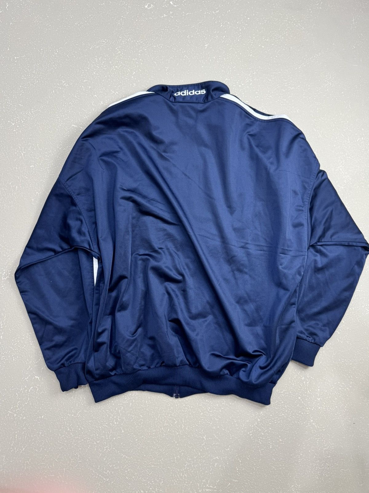 Adidas Vintage 90s Adidas Track Jacket Zip Pattern XL Size US XL / EU 56 / 4 - 2 Thumbnail