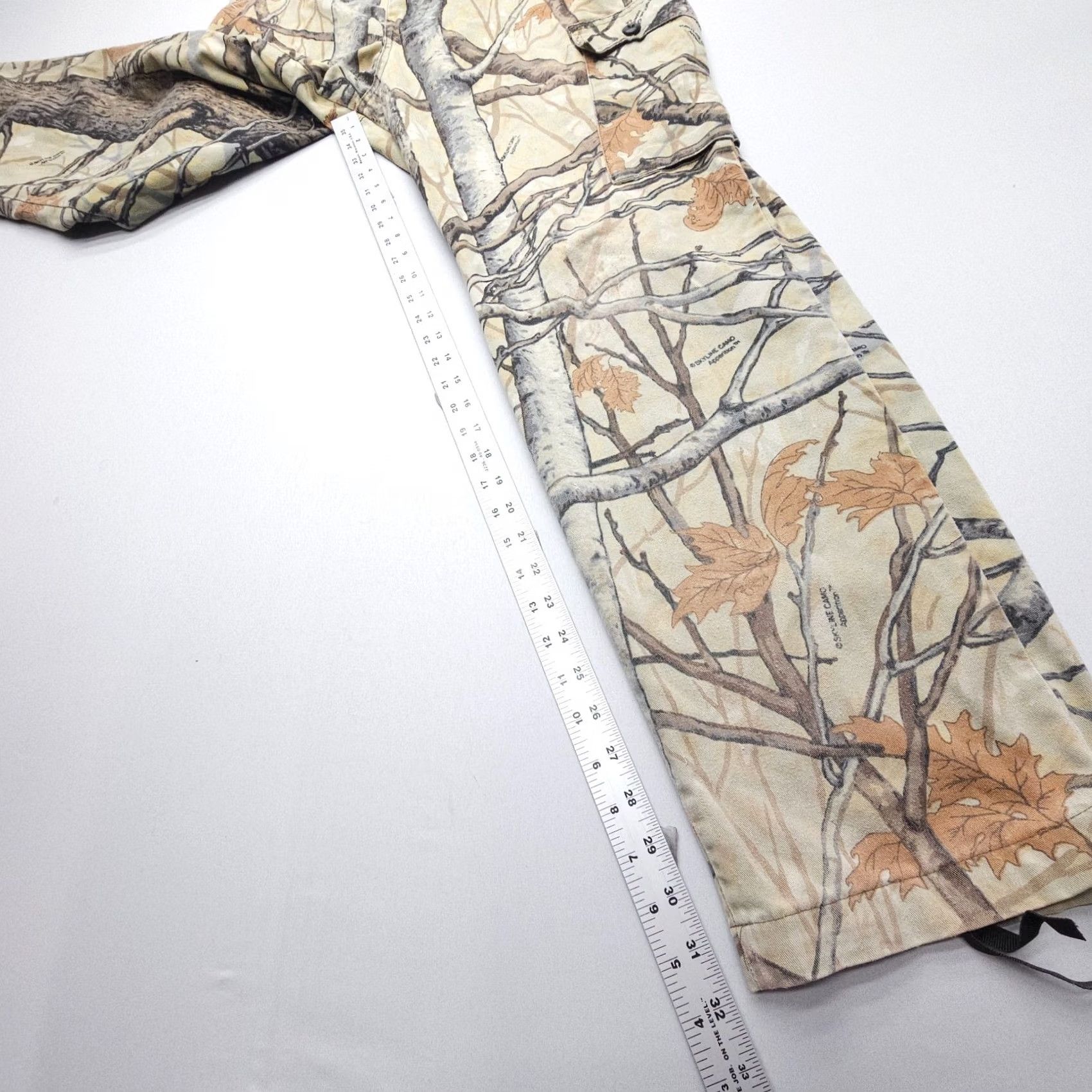 Vintage VINTAGE Skyline Camouflage Pants Mens L Hunting Cargo USA Aspen Birch Camo Size US 33 - 7 Thumbnail