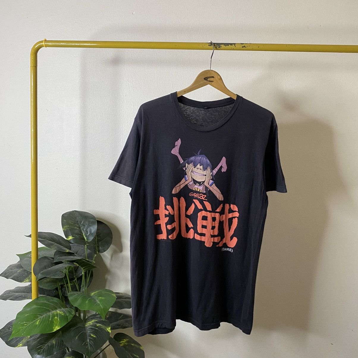 Band Tees Vintage Y2K Gorillaz Band T Shirt Faded Black Size US L / EU 52-54 / 3 - 1 Thumbnail