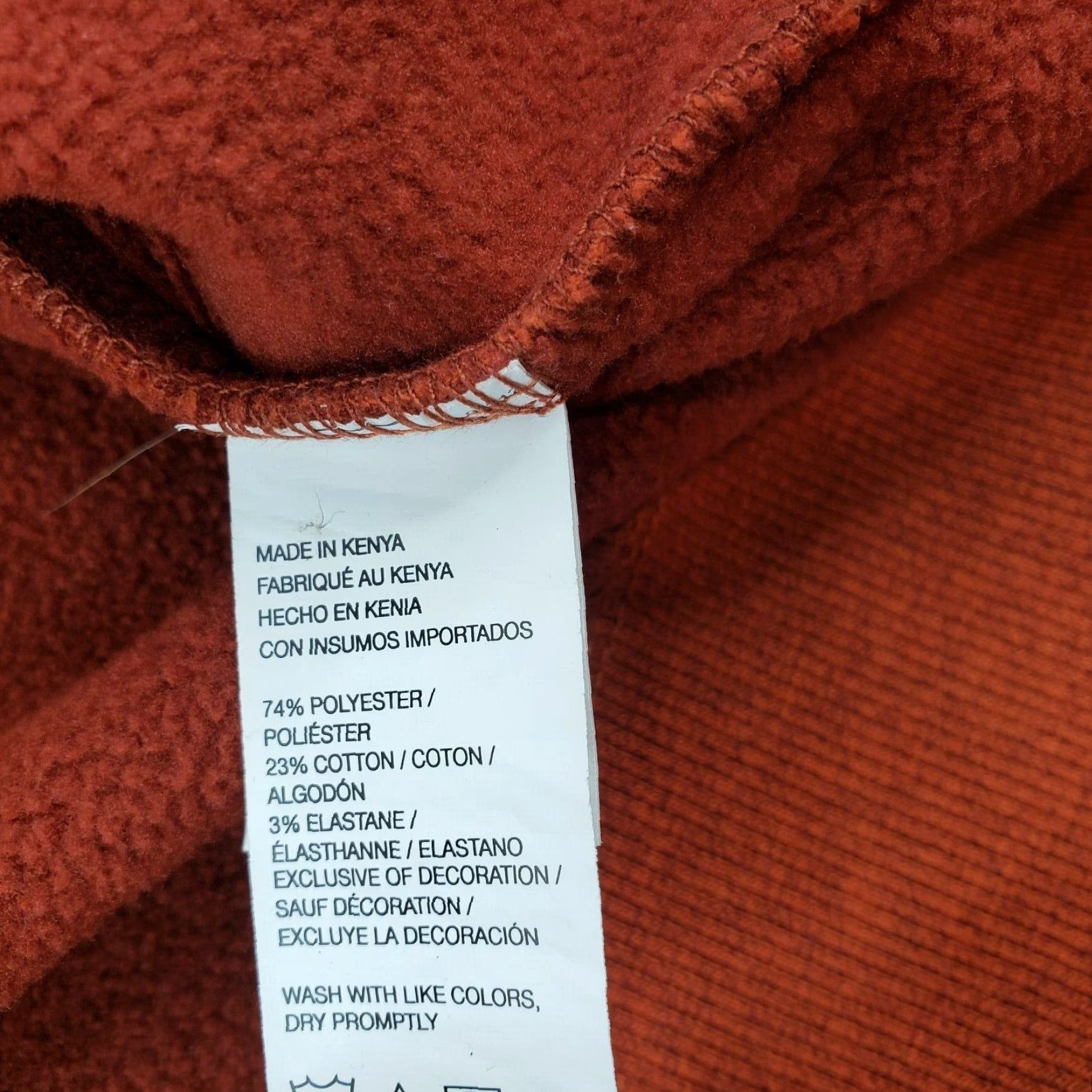 Izod Izod Mens Large Orange Long Sleeve Crew Neck Performance Sweatshirt Size US L / EU 52-54 / 3 - 7 Thumbnail