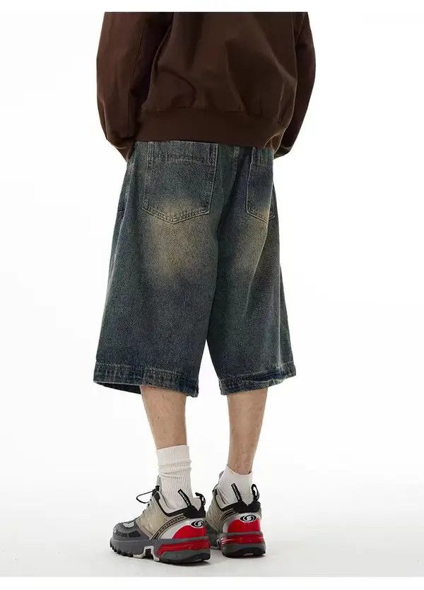 Japanese Brand Manami x Yumi Street Vintage Loose Fit Denim Shorts Size US 32 / EU 48 - 2 Thumbnail