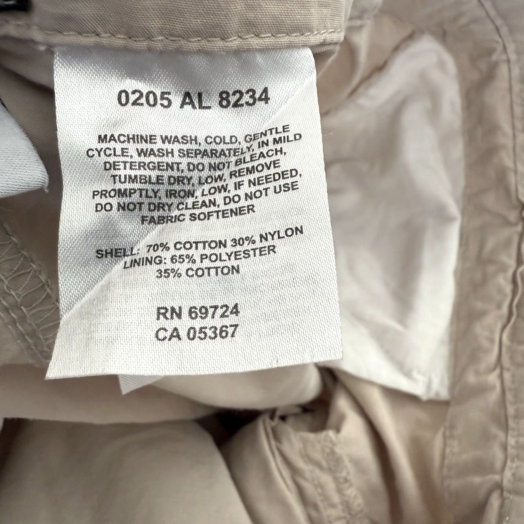 Vintage COLUMBIA Capri Pants Womens Large Beige Capr i Double Layer Knees Hiking Walking Activewear Regular Fit Zip 24in Inseam Beige Women Pants Size 36" / US 14 / IT 50 - 4 Thumbnail