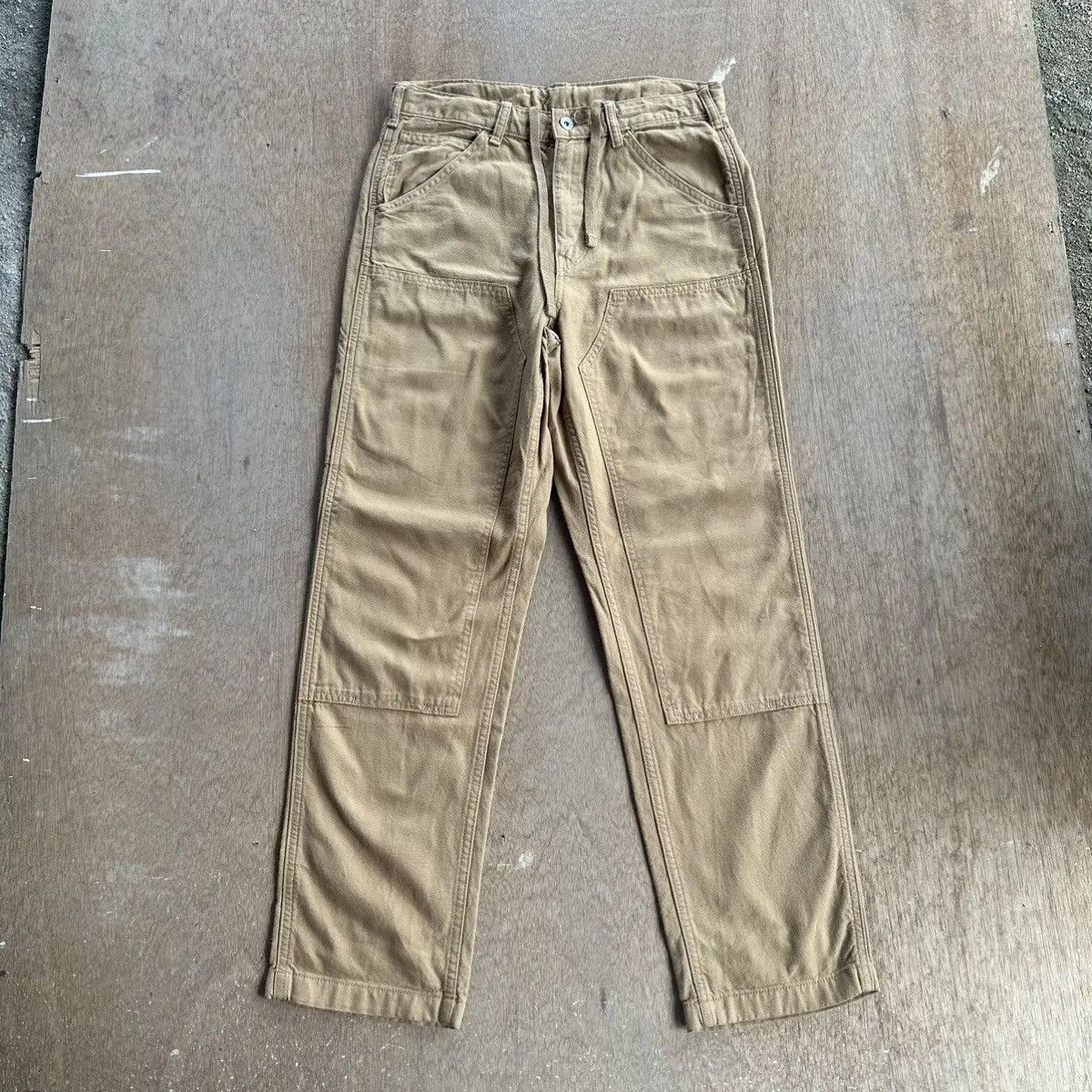 Beauty Beast STEALS 💥 UNIQLO JAPAN VINTAGE DOUBLE KNEE CARPENTER PANTS Size US 30 / EU 46 - 3 Thumbnail