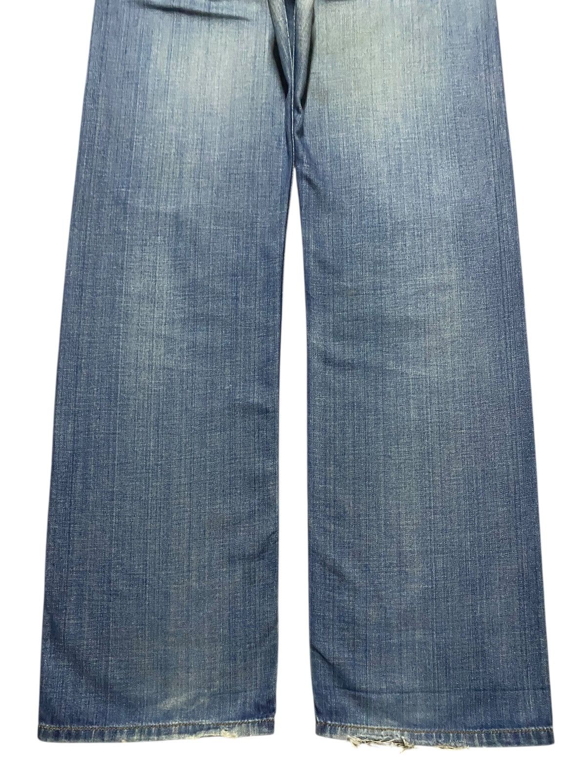 Diesel Vintage Diesel Kurren Wash 008KK Distressed Baggy Jeans Size US 31 - 6 Thumbnail