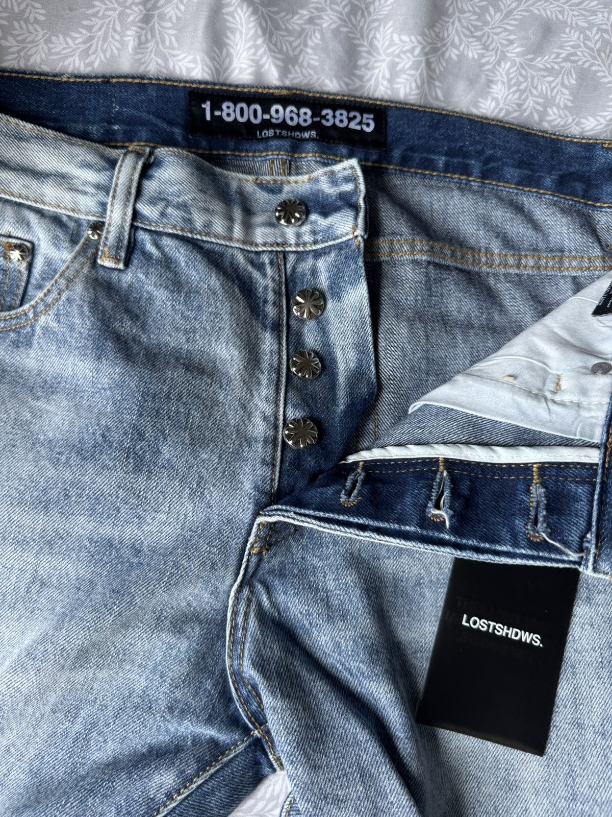 LOSTSHDWS LOSTSHDWS LGHTSHDWS DENIM PANT (BLACK) Size US 34 / EU 50 - 7 Thumbnail