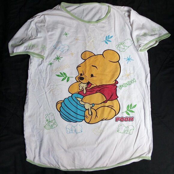 Vintage Vintage 90s Winnie The Pooh AOP Ringer T-Shirt Size US XL / EU 56 / 4 - 2 Thumbnail