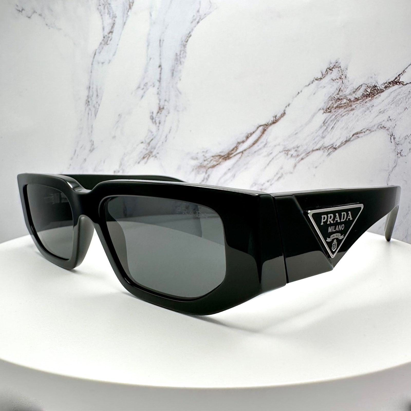 Prada NEW PRADA Sunglasses Black Square Size ONE SIZE - 24 Thumbnail