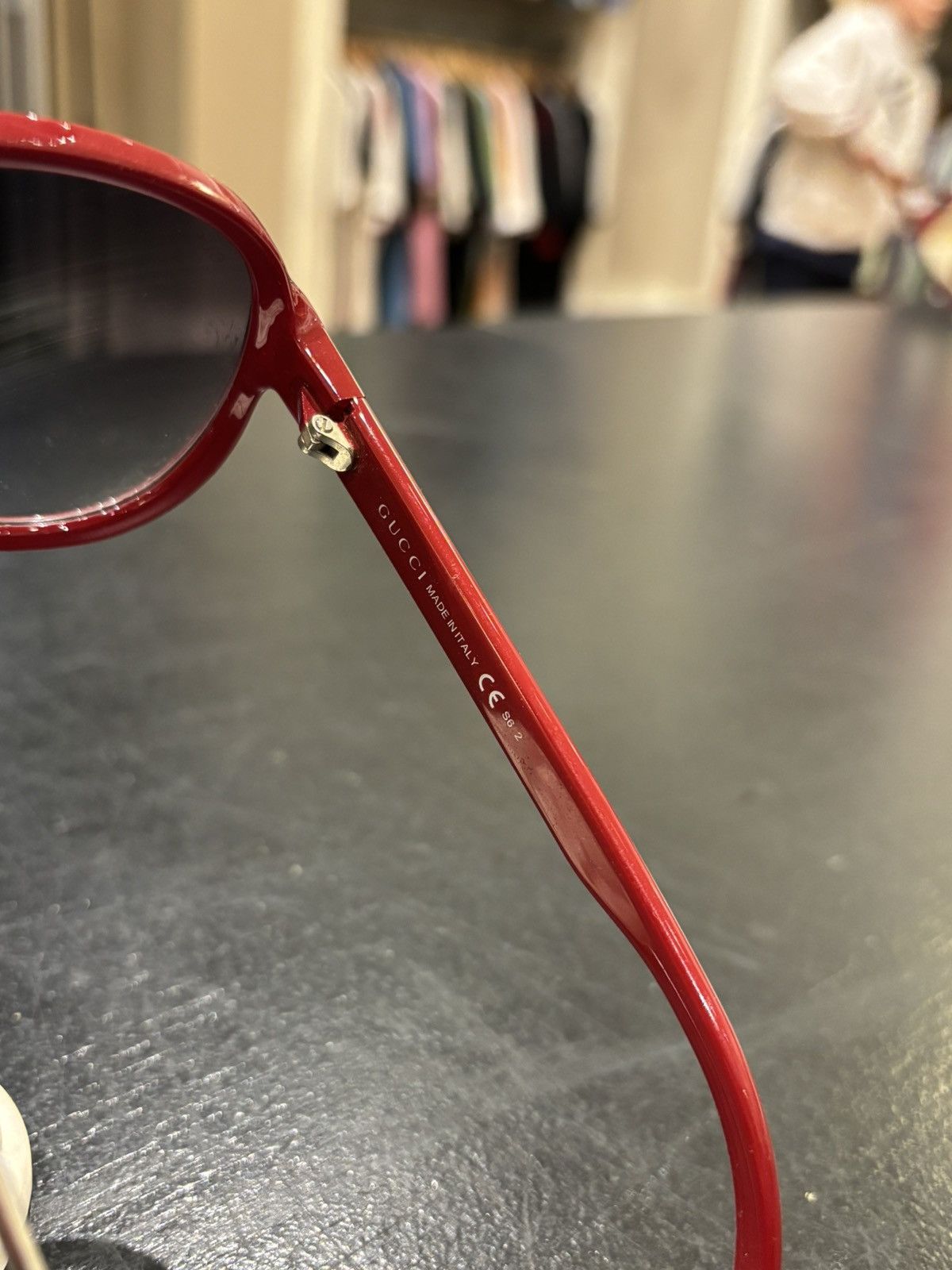 Gucci Gucci Aviator Sunglasses Size ONE SIZE - 7 Thumbnail