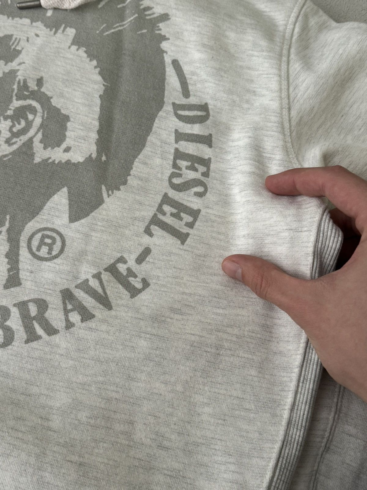 Diesel Vintage Diesel Y2K basic big logo hoodie Size US M / EU 48-50 / 2 - 7 Thumbnail
