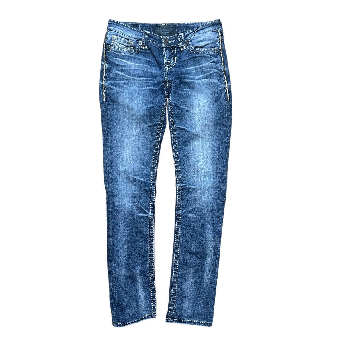 Big Star Women’s Y2K Big Star Blue Denim Skinny Jeans Size 27" / US 4 / IT 40 - 1 Thumbnail