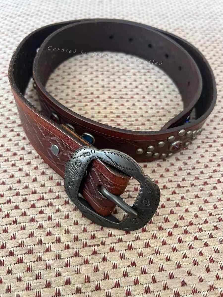 Other American Vintage Studded Leather Belt Size ONE SIZE - 1 Thumbnail