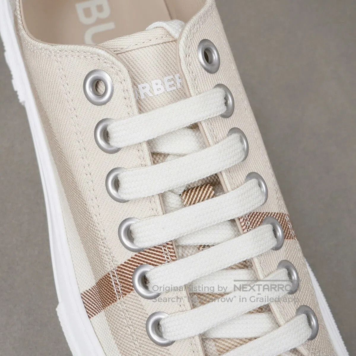 Burberry Burberry Canvas Fashion Sneakers for Women. Size US 4 / IT 34 - 7 Thumbnail