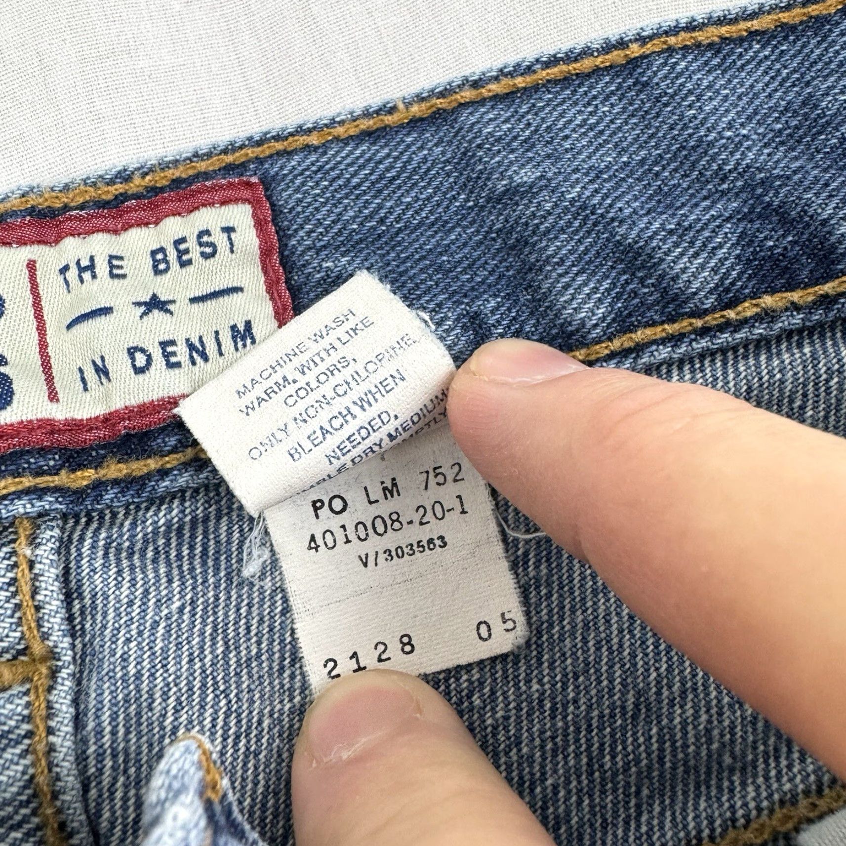 Old Navy VINTAGE Old Navy Jeans Adult 36x32 Blue Relaxed Straight Grunge Y2K 90s Mens Size US 36 / EU 52 - 5 Thumbnail