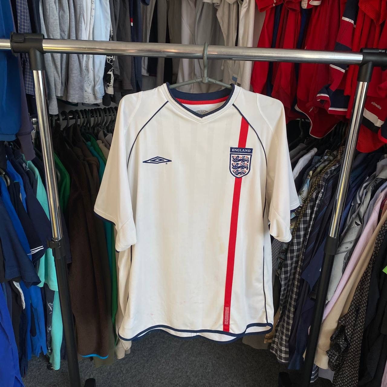 Umbro × Vintage Vintage Umbro FC England National Soccer Jersey Size US XL / EU 56 / 4 - 1 Thumbnail