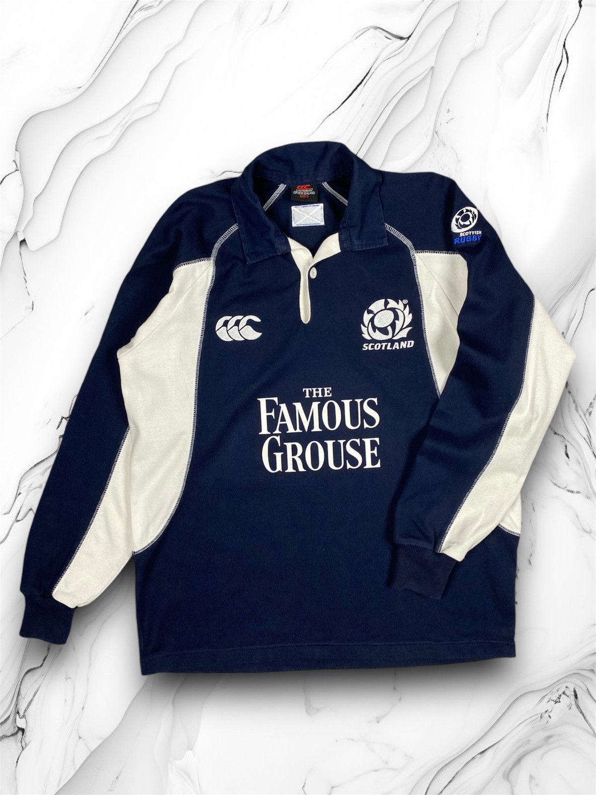 Canterbury of New Zealand Vintage Canterbury Of New Zealand Scotland Rugby Polo Size US S / EU 44-46 / 1 - 1 Thumbnail