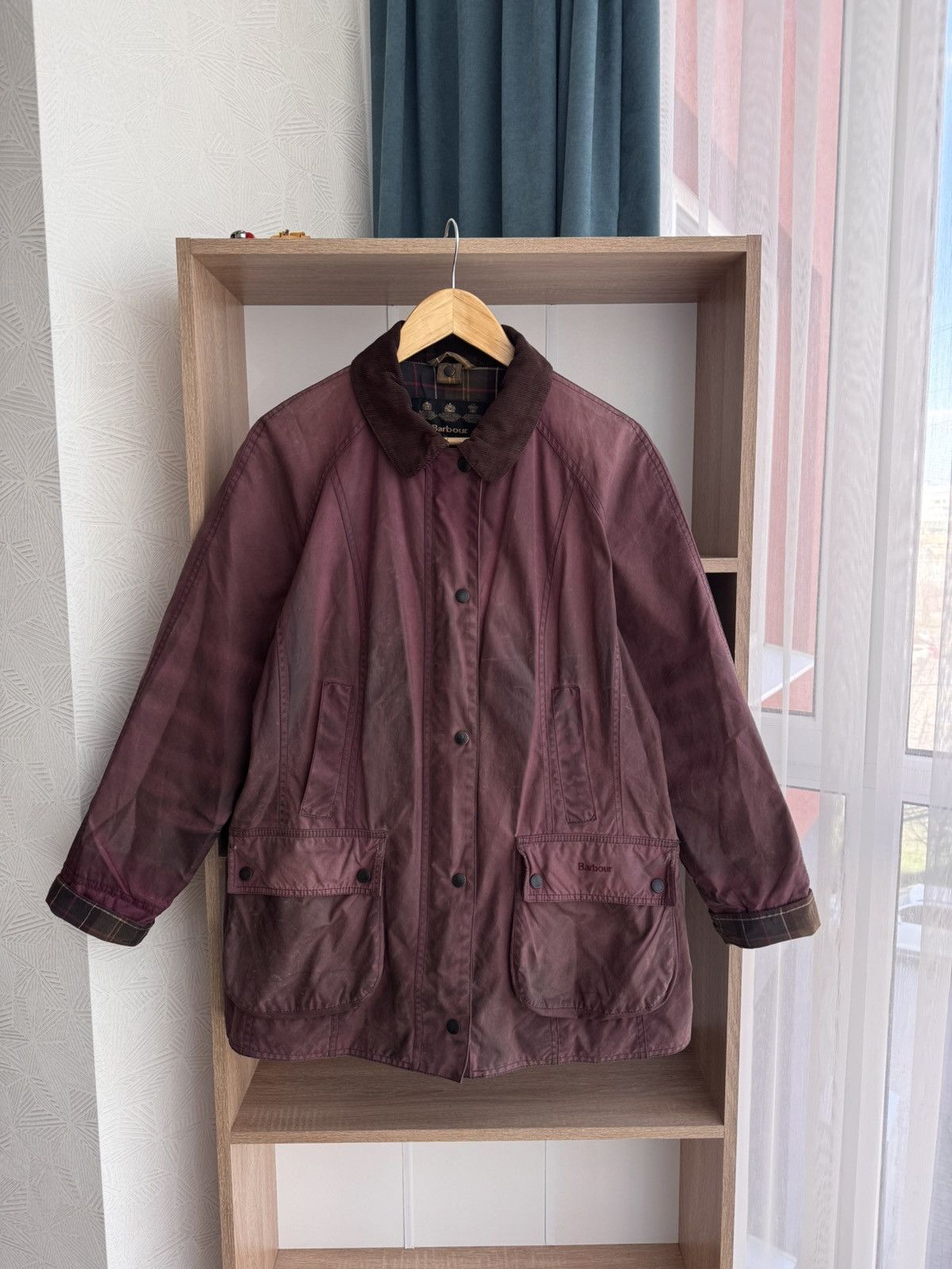 Vintage Barbour Tartan Classic W’ Beadnell Wax Jacket