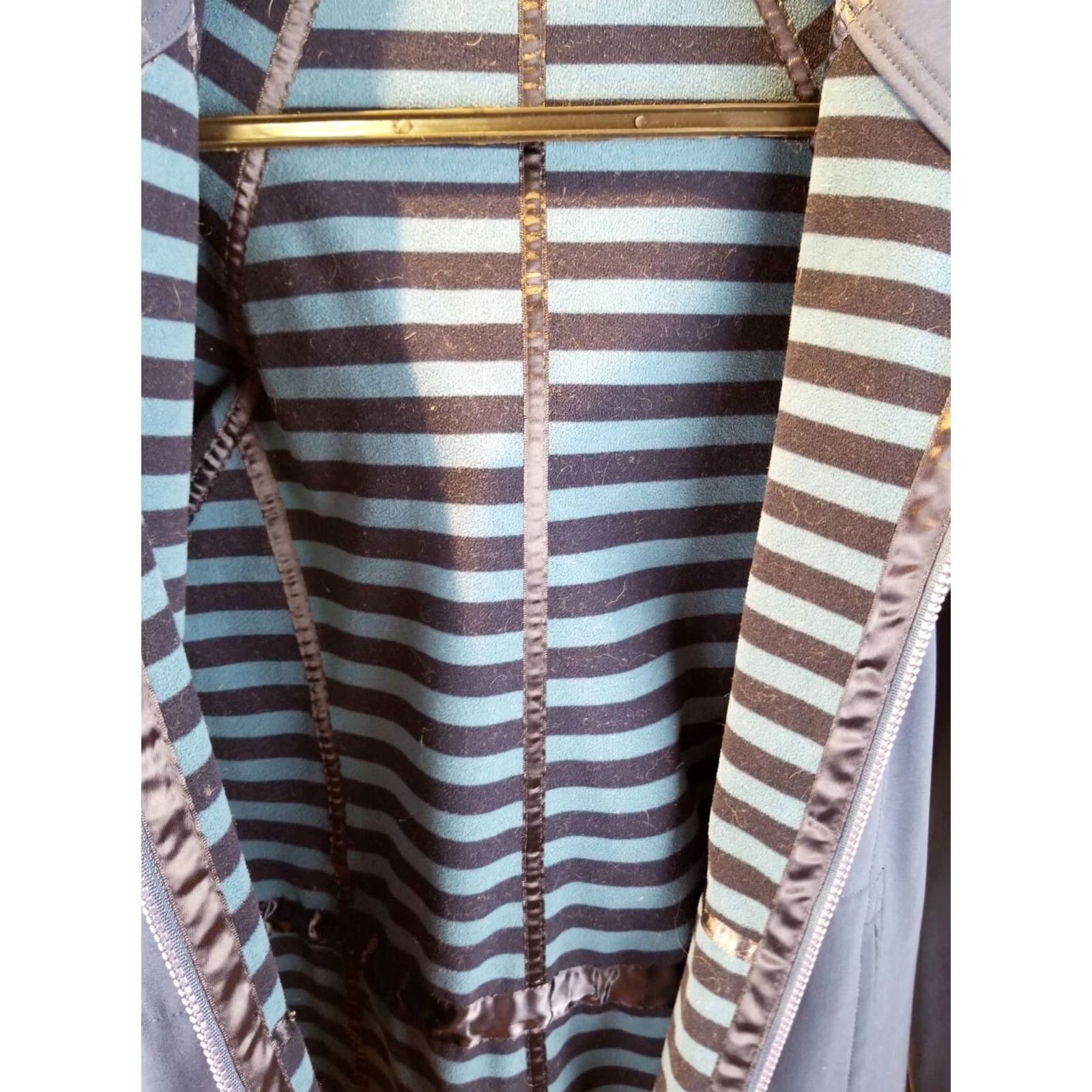 Lululemon LULULEMON BLUE LONG RAIN JACKET COAT SZ MEDIUM WOMEN Hooded Lined Long Rain Coat Masc Moto Theme Size M / US 6-8 / IT 42-44 - 7 Thumbnail