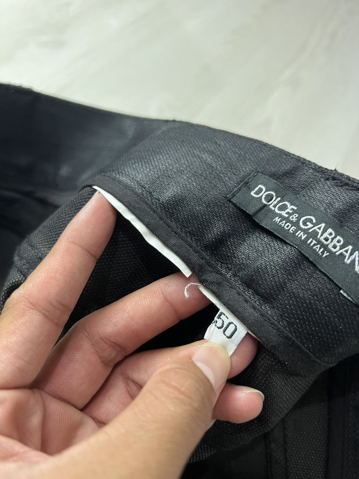 Dolce & Gabbana Dolce Gabbana Black Coated Denim Size US 35 - 7 Thumbnail