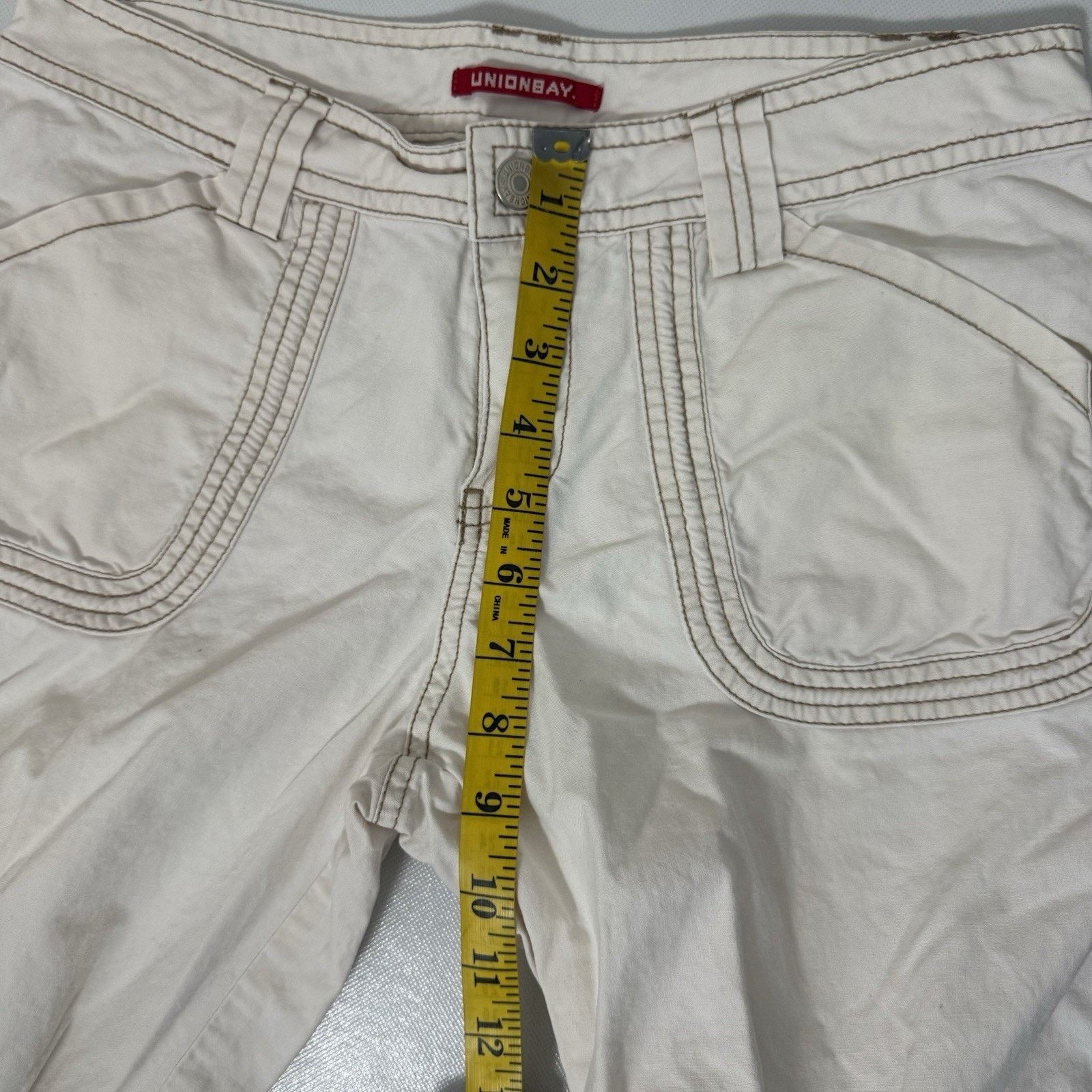 UNIONBAY Vintage Y2K Unionbay Low Rise Baggy Wide Leg Cargo Pants Size 28" / US 6 / IT 42 - 7 Thumbnail