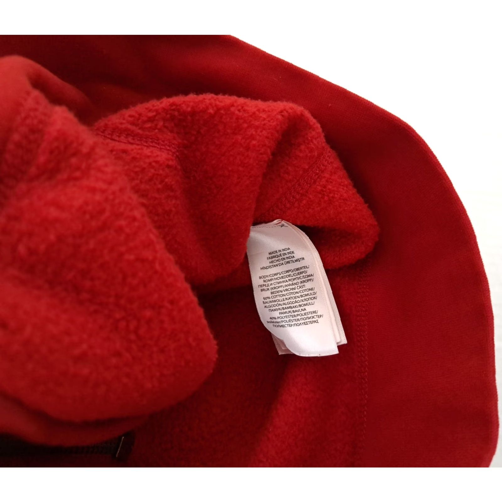 Polo Ralph Lauren VINTAGE Polo Ralph Lauren Full Zip Red Hooded Jacket Woman XS Regular Sweatshirt Winter Spring Outdoor Size S / US 4 / IT 40 - 5 Thumbnail