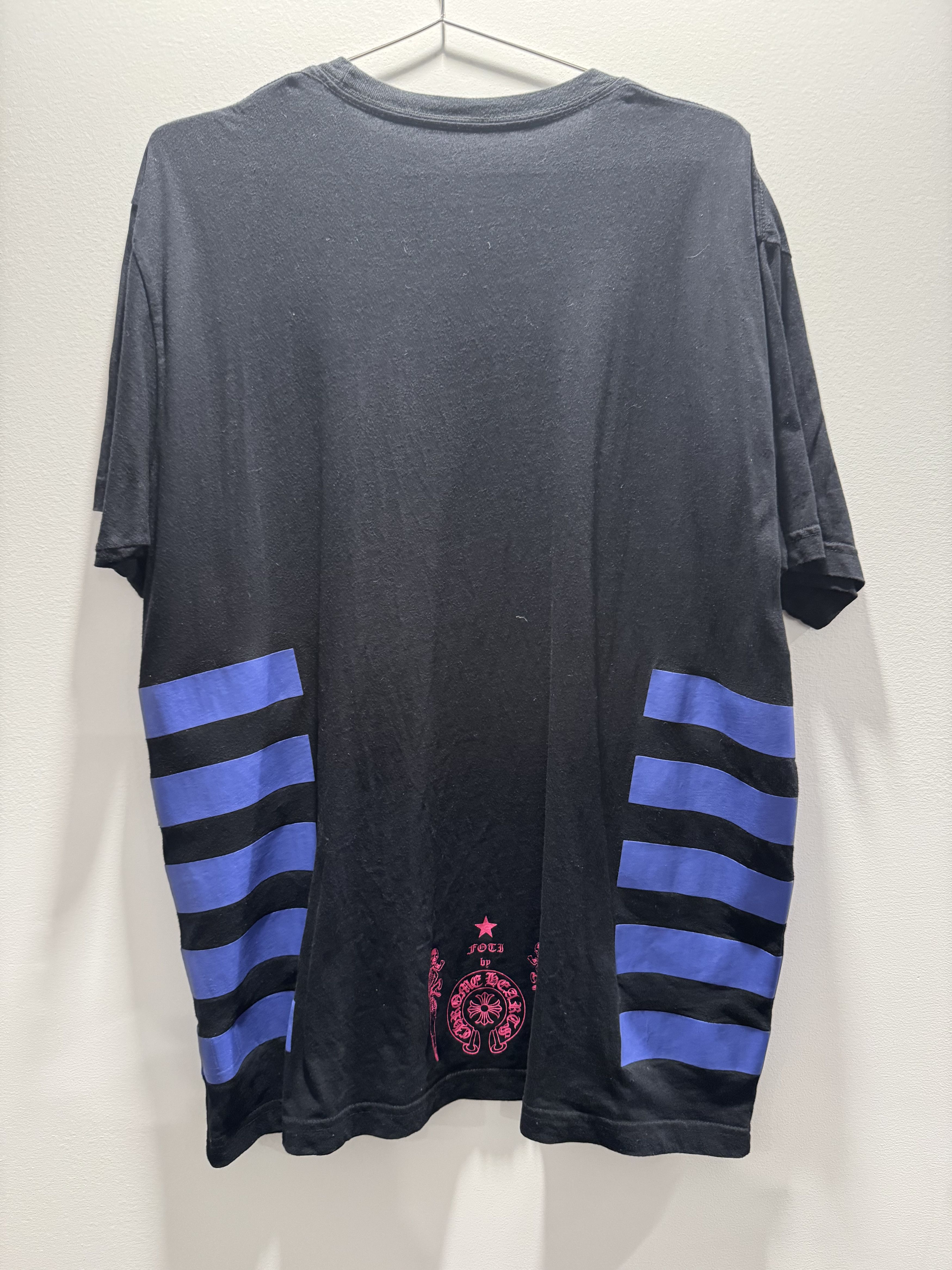 Chrome Hearts Chrome Hearts Jarvis FOTI Pink/Blue Tee Size US XL / EU 56 / 4 - 2 Thumbnail