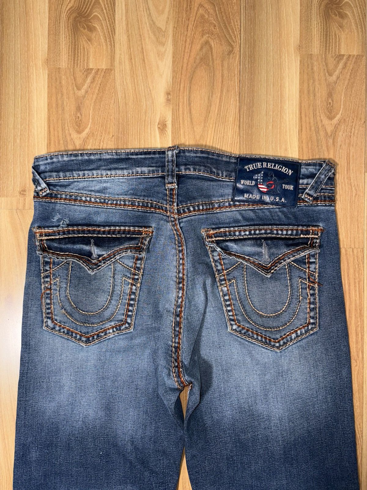True Religion True Religion Ricky Relaxed Straight Super T Made in USA Size US 36 / EU 52 - 4 Thumbnail